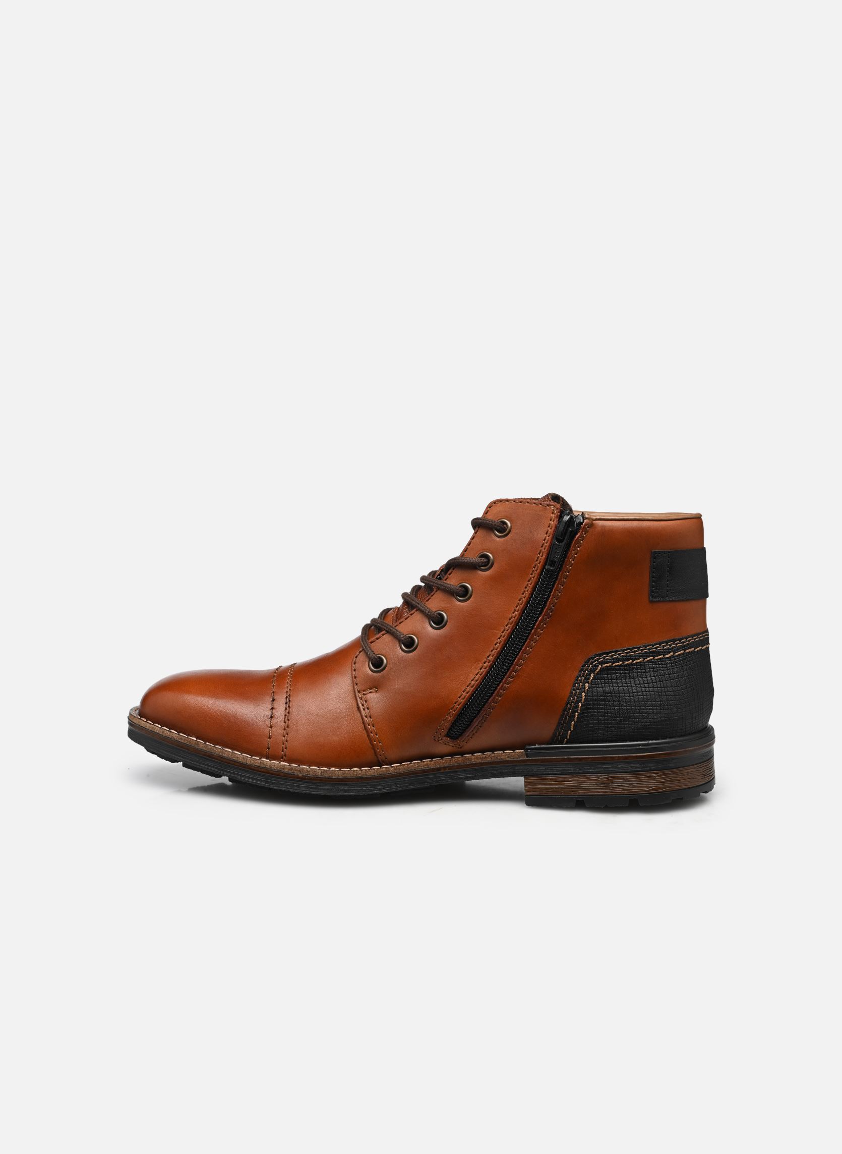 Veterlaarsjes Bastien heren bruin Rieker Veterlaarsjes Bastien heren bruin peanut/graphit/peanut