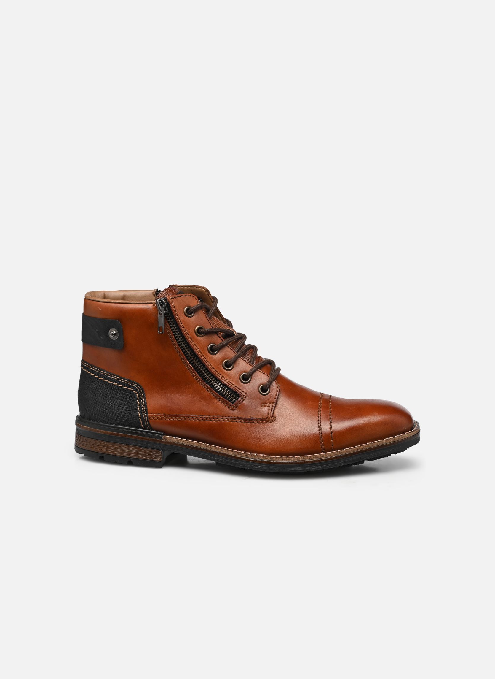 Veterlaarsjes Bastien heren bruin Rieker Veterlaarsjes Bastien heren bruin peanut/graphit/peanut