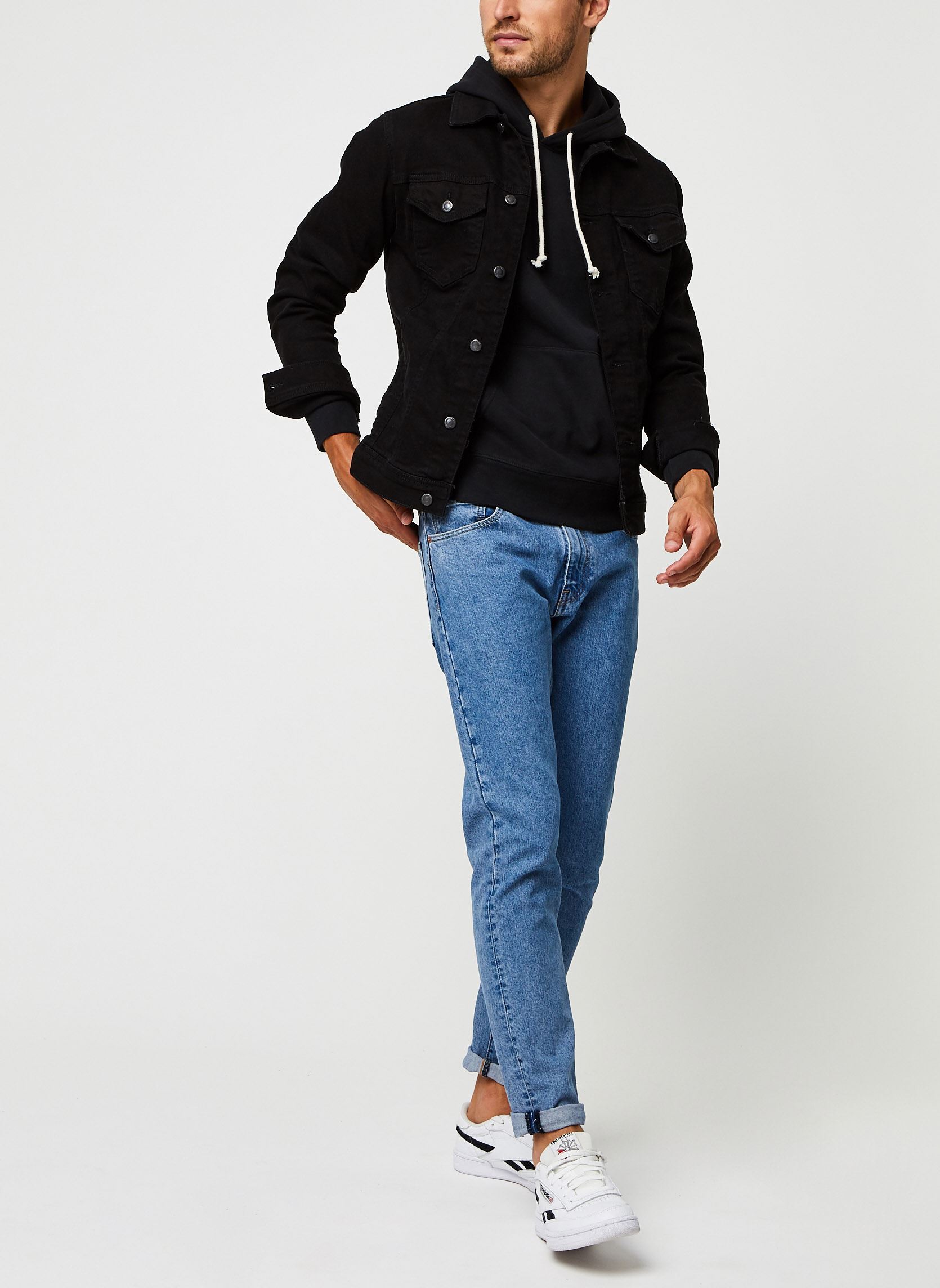Sweats à capuche THE ORIGINAL HM HOODIE homme noir Levi's Sweats à capuche THE ORIGINAL HM HOODIE homme noir Mineral Black