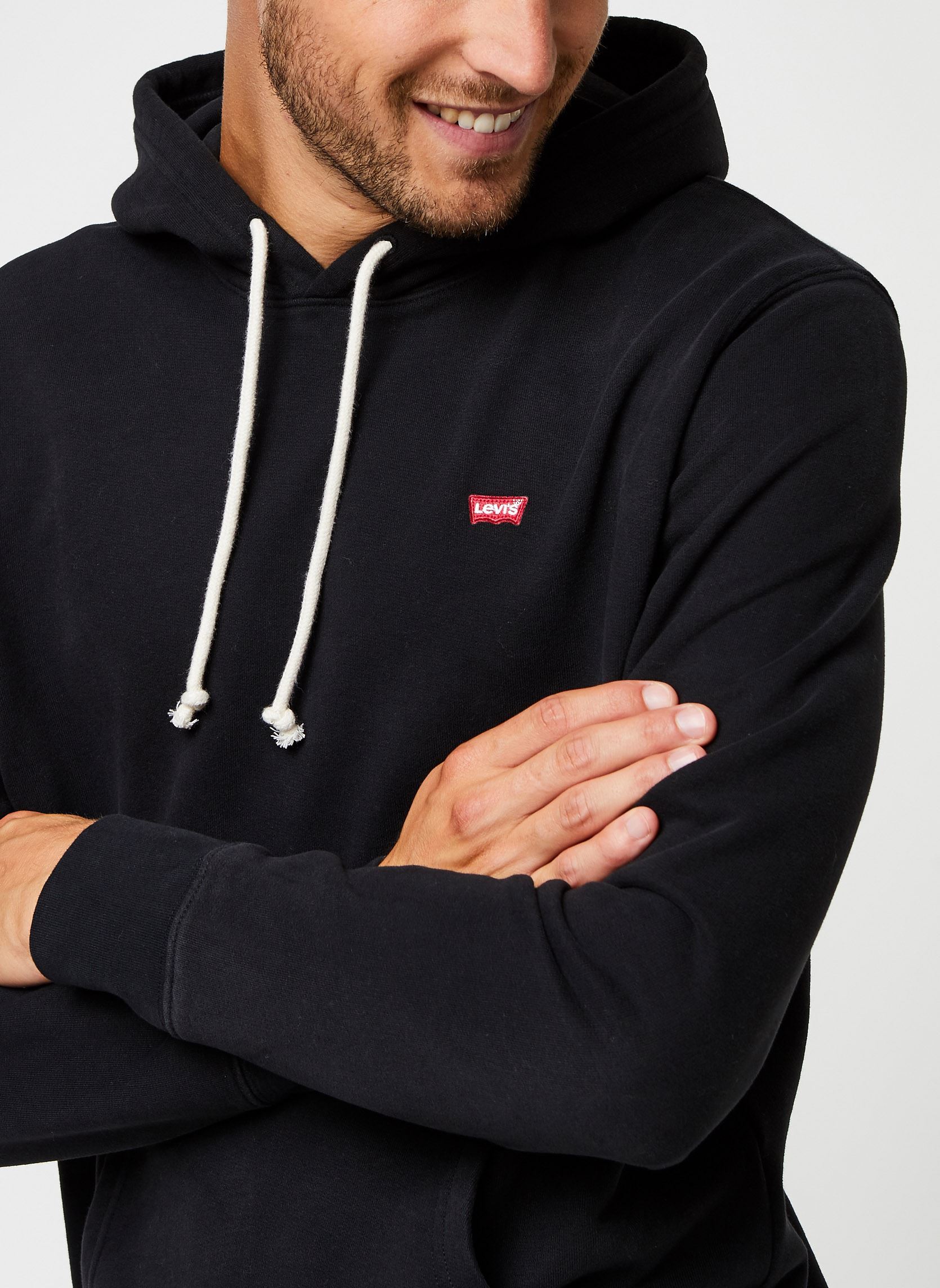 Sweats à capuche THE ORIGINAL HM HOODIE homme noir Levi's Sweats à capuche THE ORIGINAL HM HOODIE homme noir Mineral Black