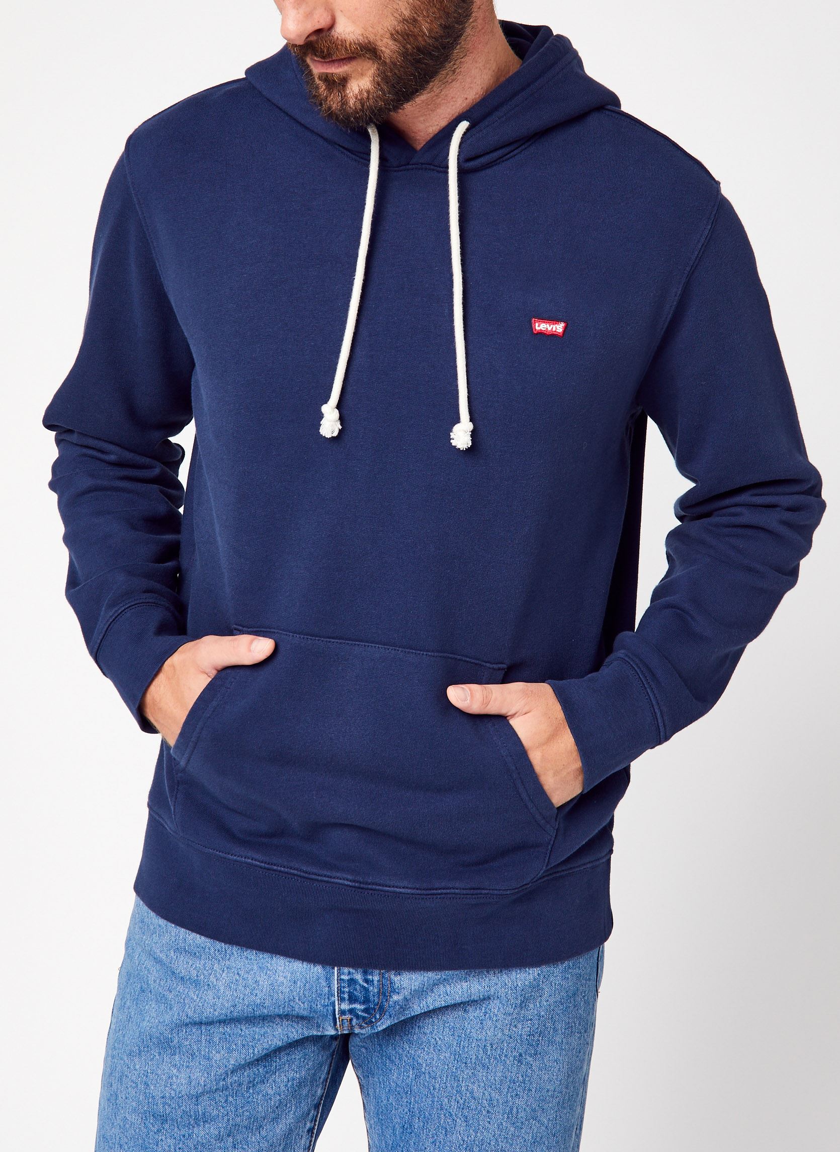 Sweats à capuche THE ORIGINAL HM HOODIE homme bleu Levi's Sweats à capuche THE ORIGINAL HM HOODIE homme bleu Dress Blues