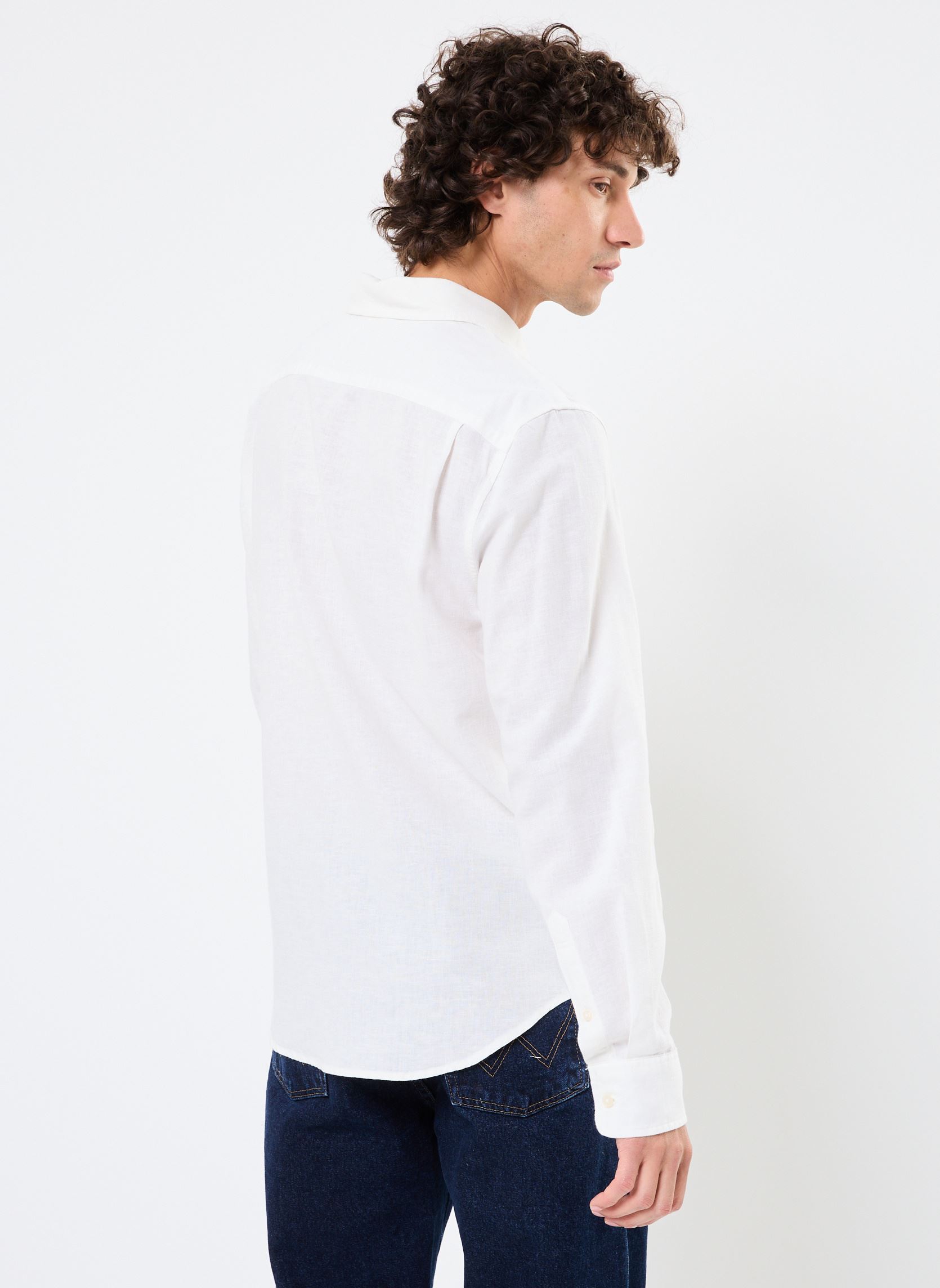 Hemden Sunset 1 Pocket Standard heren wit Levi's Hemden Sunset 1 Pocket Standard heren wit BRIGHT WHITE PLUS COTTON LINEN