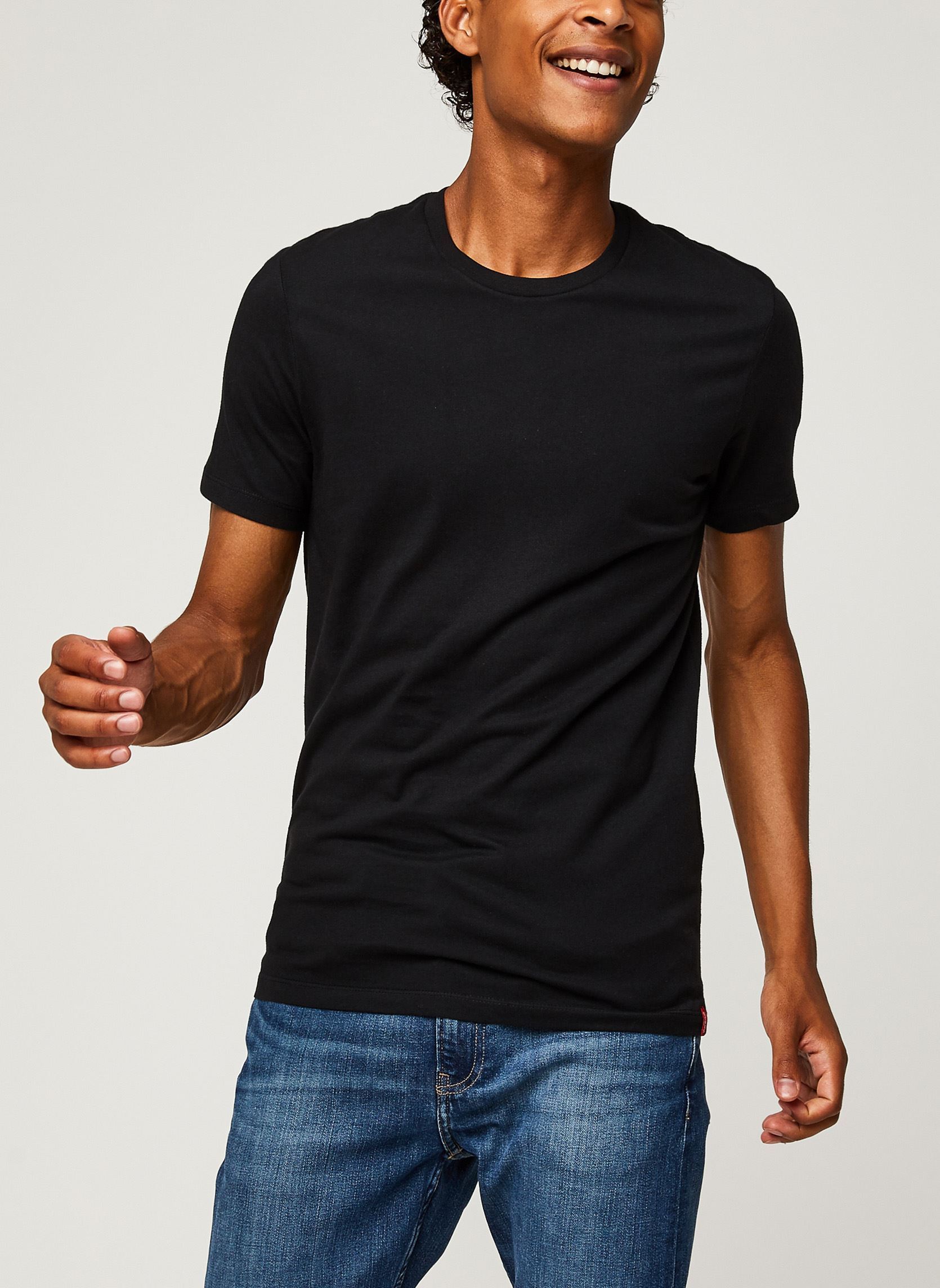 T-Shirts SLIM 2PK CREWNECK 1 herren schwarz Levi's T-Shirts SLIM 2PK CREWNECK 1 herren schwarz Two-Pack Tee Black +