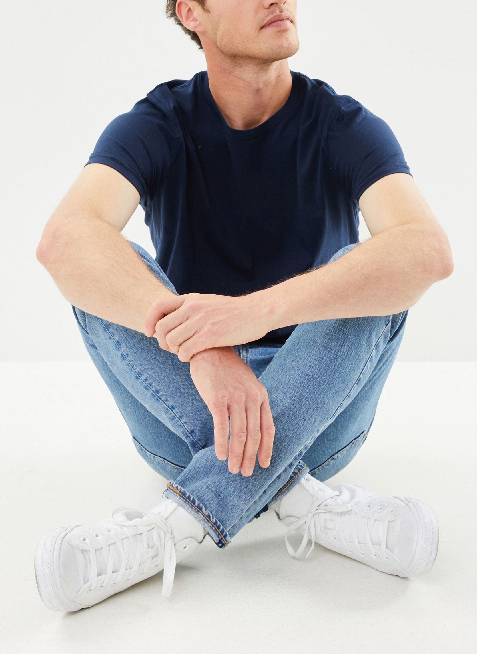 Tee-shirts SLIM 2PK CREWNECK 1 homme bleu Levi's Tee-shirts SLIM 2PK CREWNECK 1 homme bleu 2 Pack Slim Crew Dre