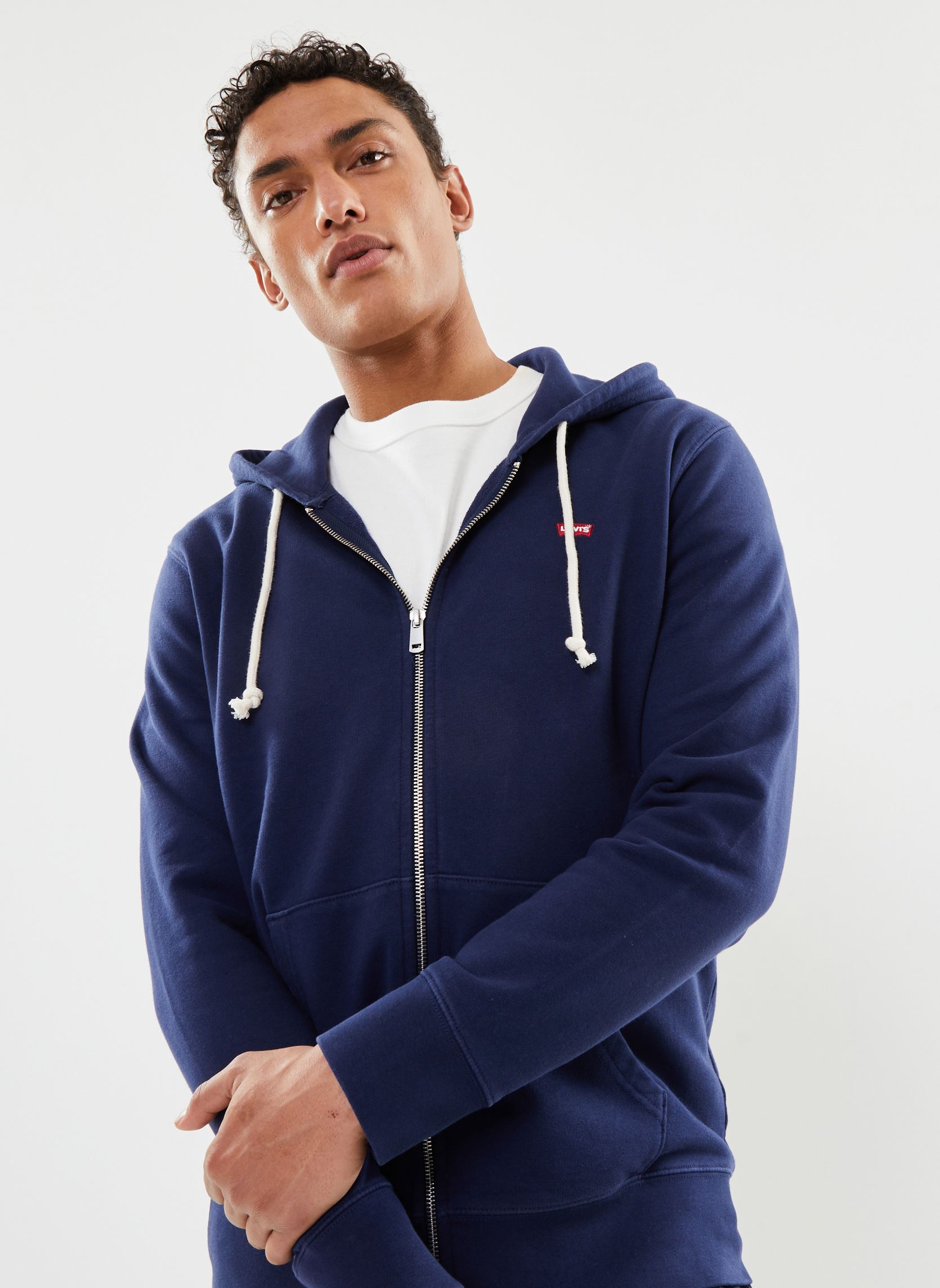 Sweats zippés THE ORIGINAL HM ZIP UP homme bleu Levi's Sweats zippés THE ORIGINAL HM ZIP UP homme bleu Naval Academy