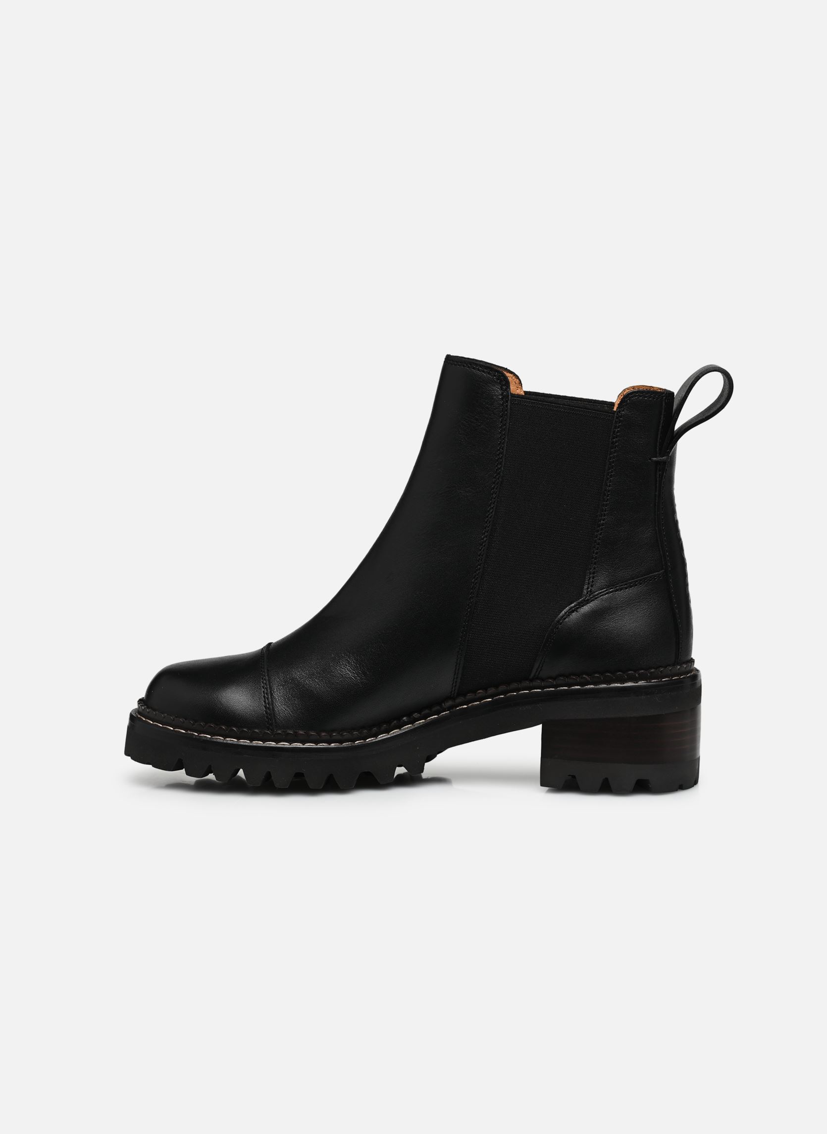 Bottines basses Mallory Ankle Boot femme noir See by Chloé Bottines basses Mallory Ankle Boot femme noir Black