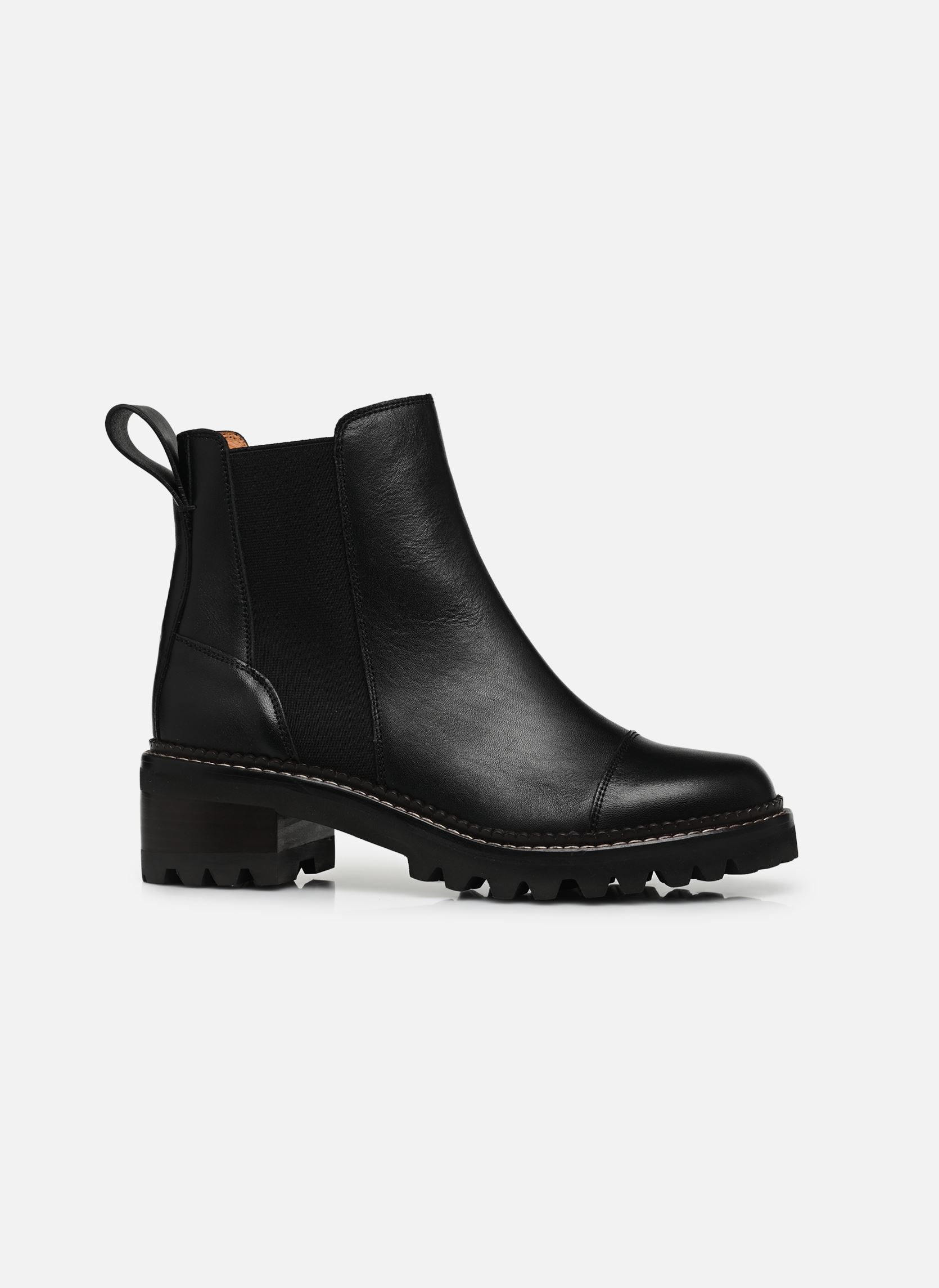 Bottines basses Mallory Ankle Boot femme noir See by Chloé Bottines basses Mallory Ankle Boot femme noir Black