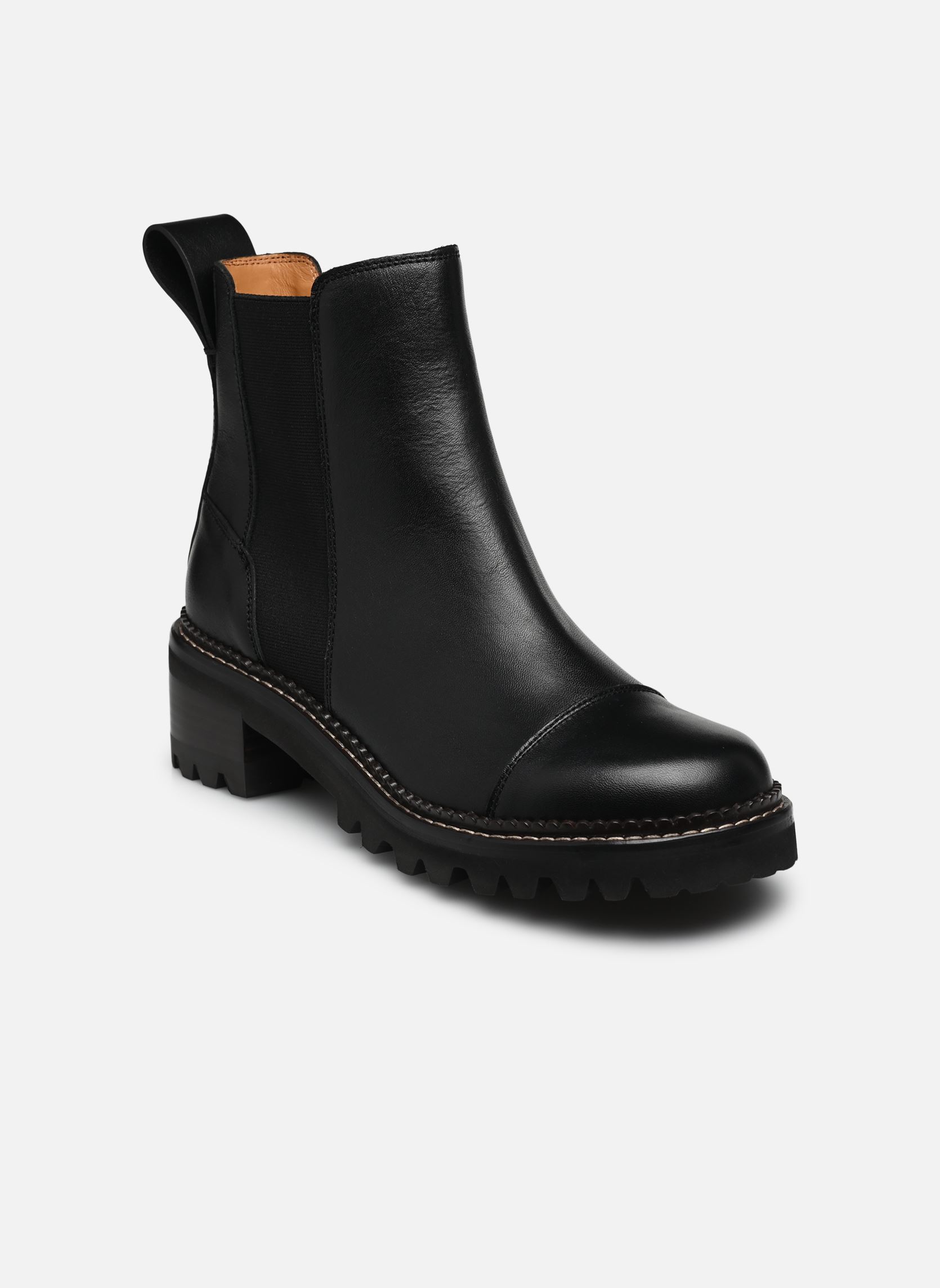 Bottines basses Mallory Ankle Boot femme noir See by Chloé Bottines basses Mallory Ankle Boot femme noir Black