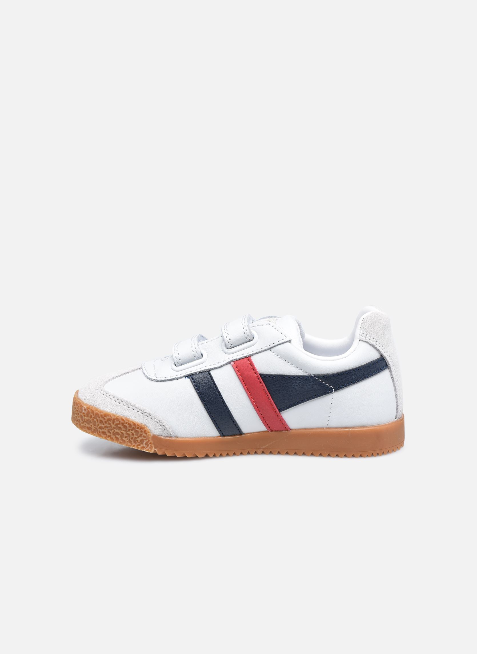 Baskets basses Harrier Leather Velcro blanc Gola Baskets basses Harrier Leather Velcro blanc WhiteNavyRed