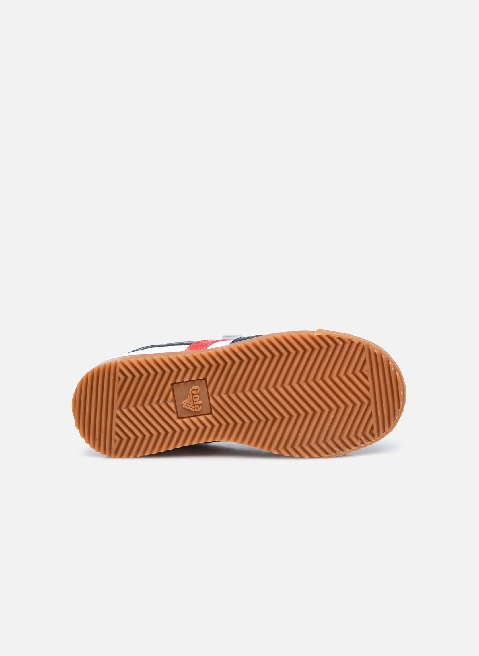 Baskets basses Harrier Leather Velcro blanc Gola Baskets basses Harrier Leather Velcro blanc WhiteNavyRed