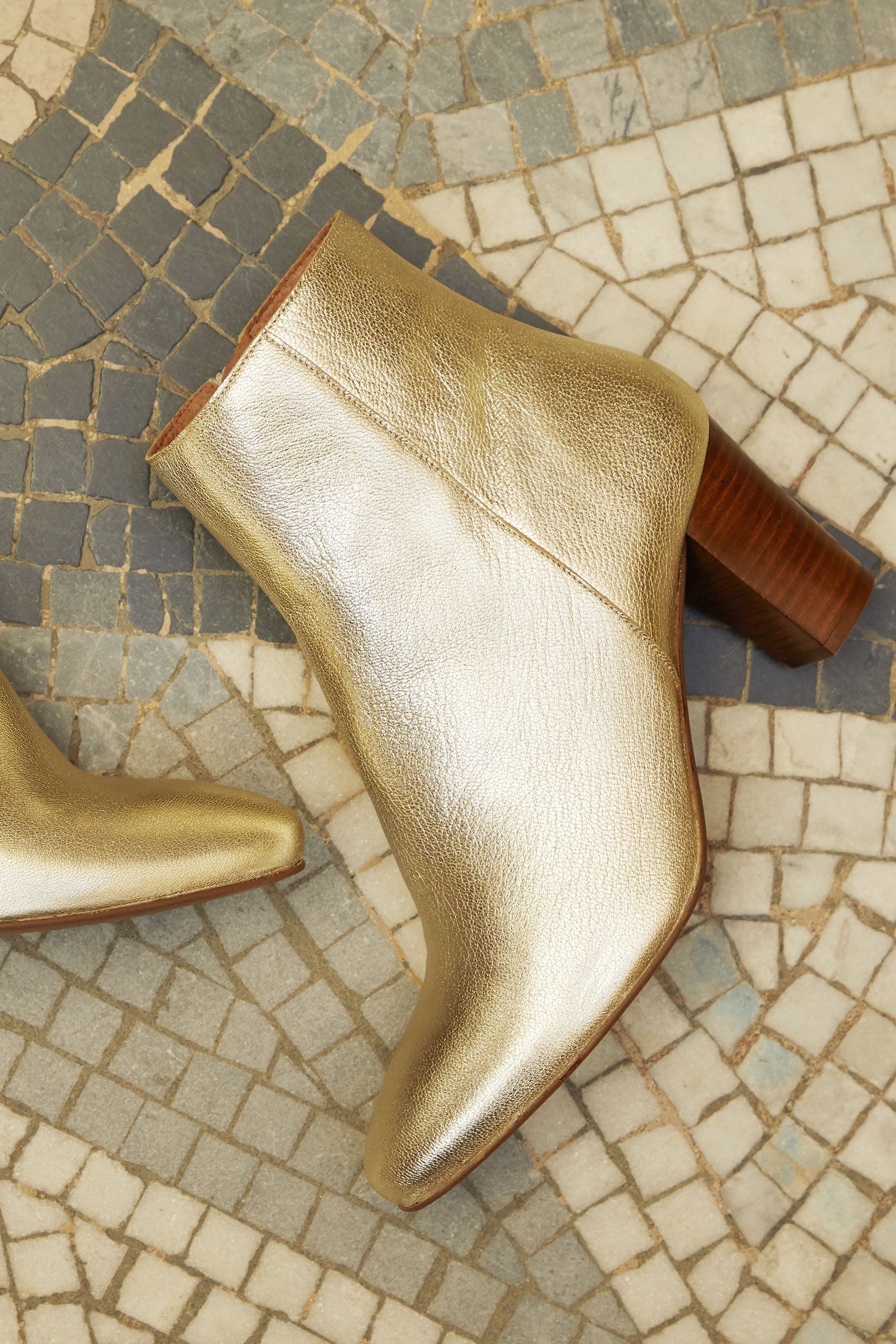 Bottines basses Capucine femme or et bronze Georgia Rose Bottines basses Capucine femme or et bronze Doré