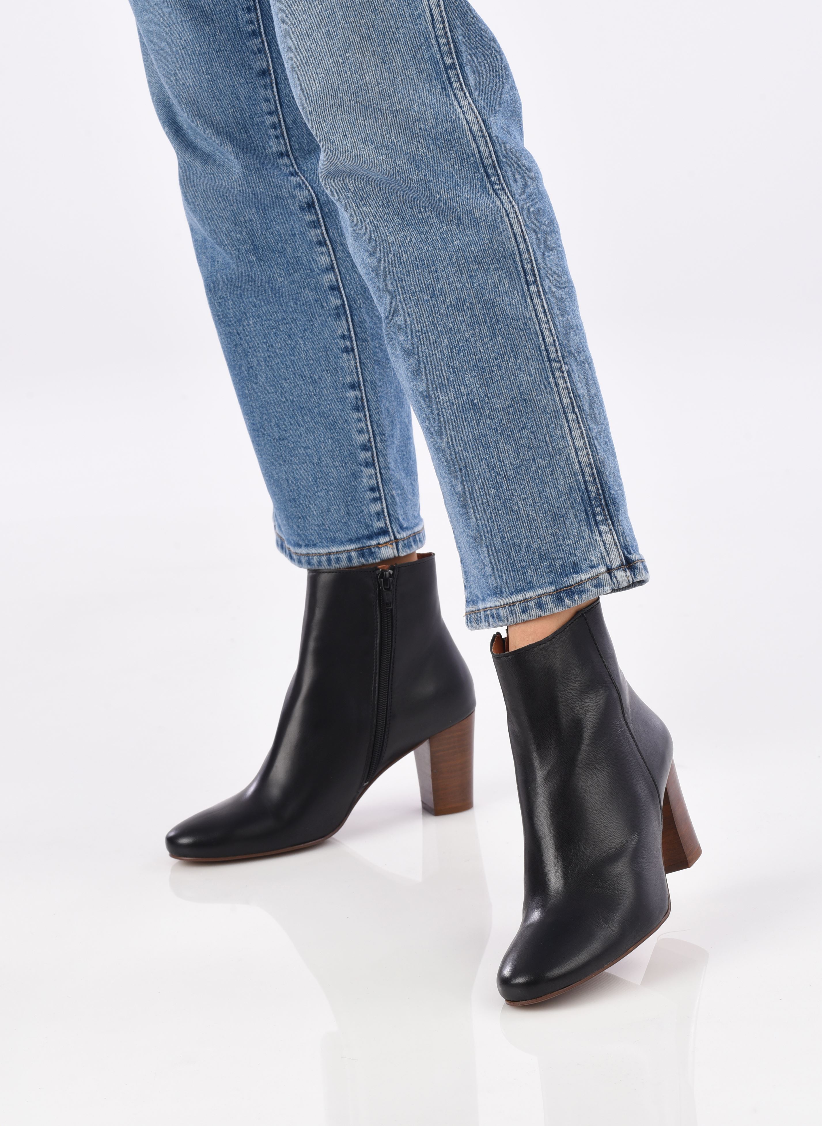 Niedrige Ankle Boots Capucine damen schwarz Georgia Rose Niedrige Ankle Boots Capucine damen schwarz NOIR