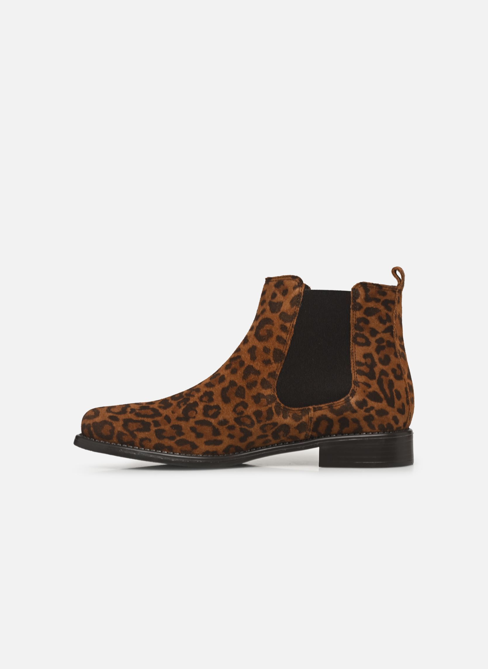 Niedrige Ankle Boots Cedra damen braun Georgia Rose Niedrige Ankle Boots Cedra damen braun Léopard
