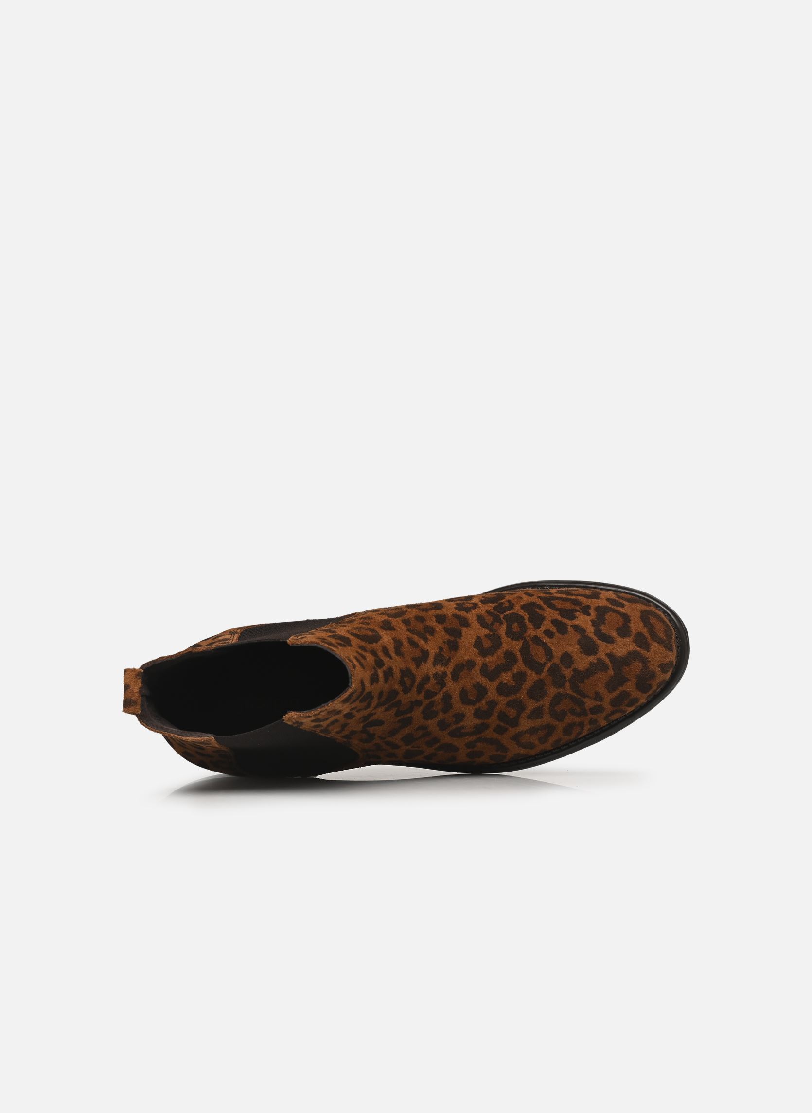 Niedrige Ankle Boots Cedra damen braun Georgia Rose Niedrige Ankle Boots Cedra damen braun Léopard