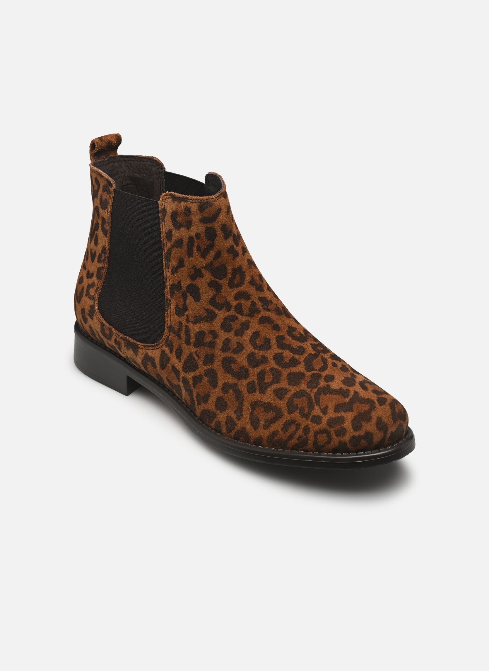 Niedrige Ankle Boots Cedra damen braun Georgia Rose Niedrige Ankle Boots Cedra damen braun Léopard