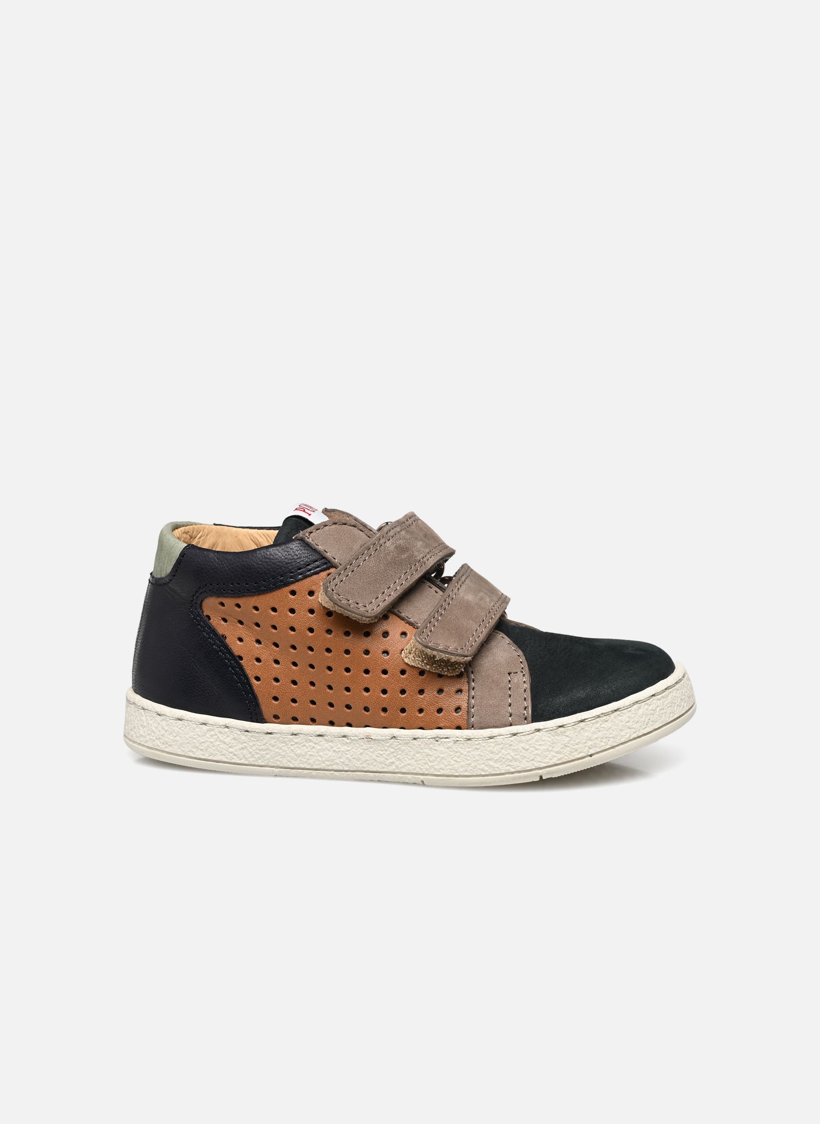 Knöchelhohe Sneaker Mousse Dop jungen mehrfarbig Pom d Api Knöchelhohe Sneaker Mousse Dop jungen mehrfarbig NUTS - MARINE - GRIS