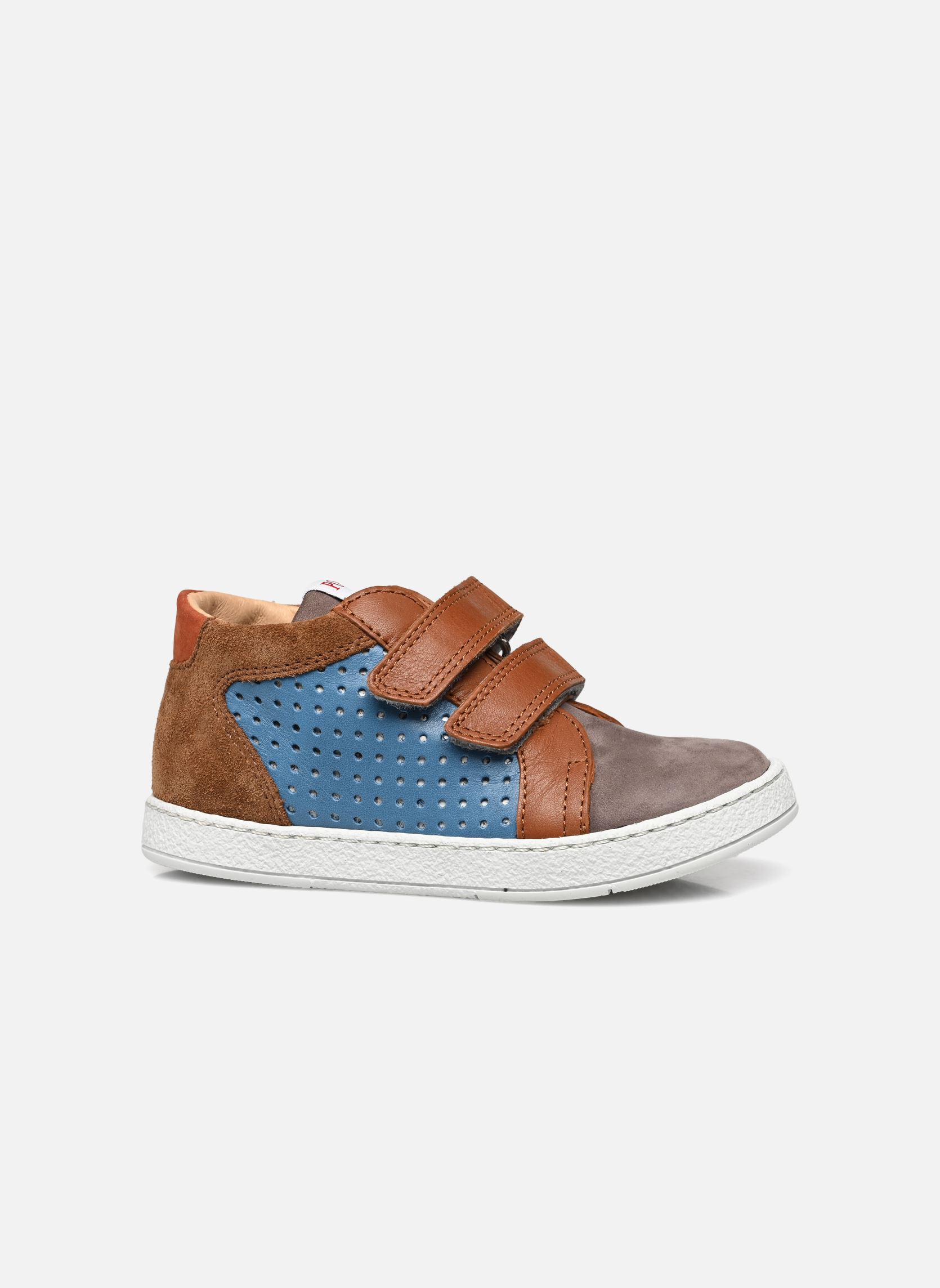 Sneakers alte Mousse Dop bambino multicolore Pom d Api Sneakers alte Mousse Dop bambino multicolore BLEU - DK CAMEL - WO