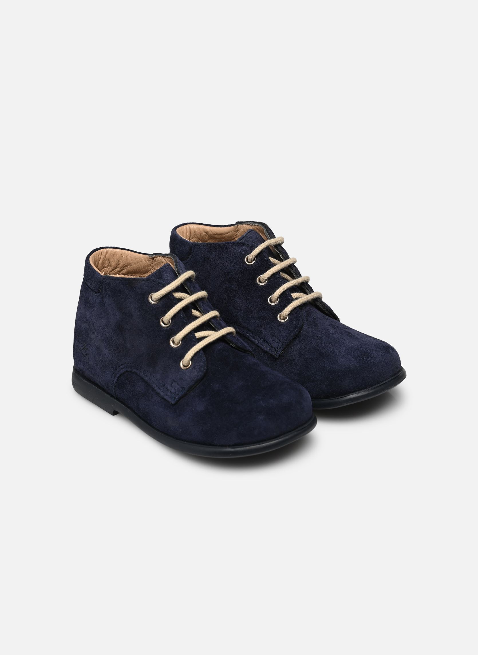 Babyschoenen Nioupi Derby meisjes blauw Pom d Api Babyschoenen Nioupi Derby meisjes blauw MARINE 2