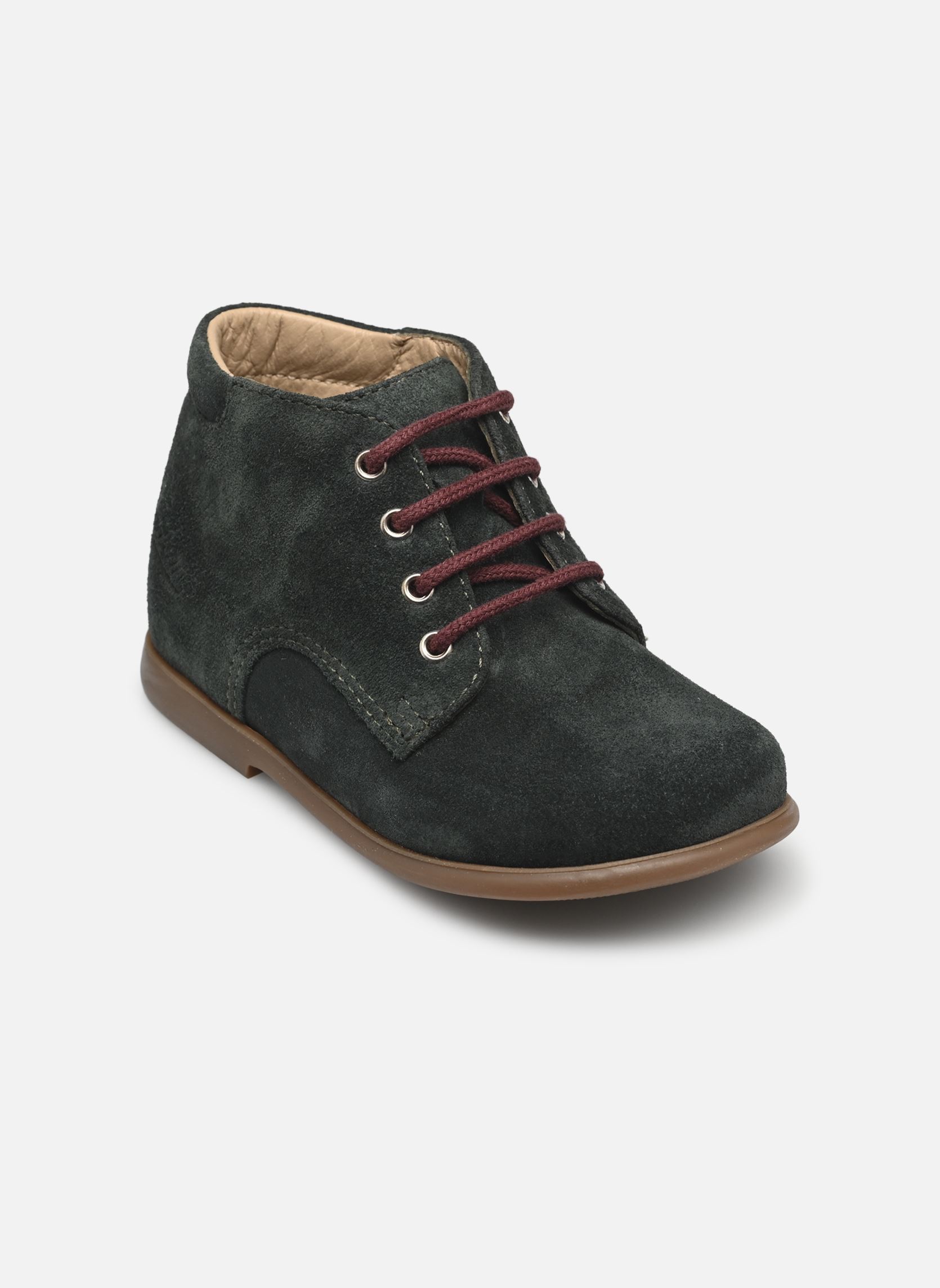 Chaussures premiers pas Nioupi Derby fille vert Pom d Api Chaussures premiers pas Nioupi Derby fille vert PIN