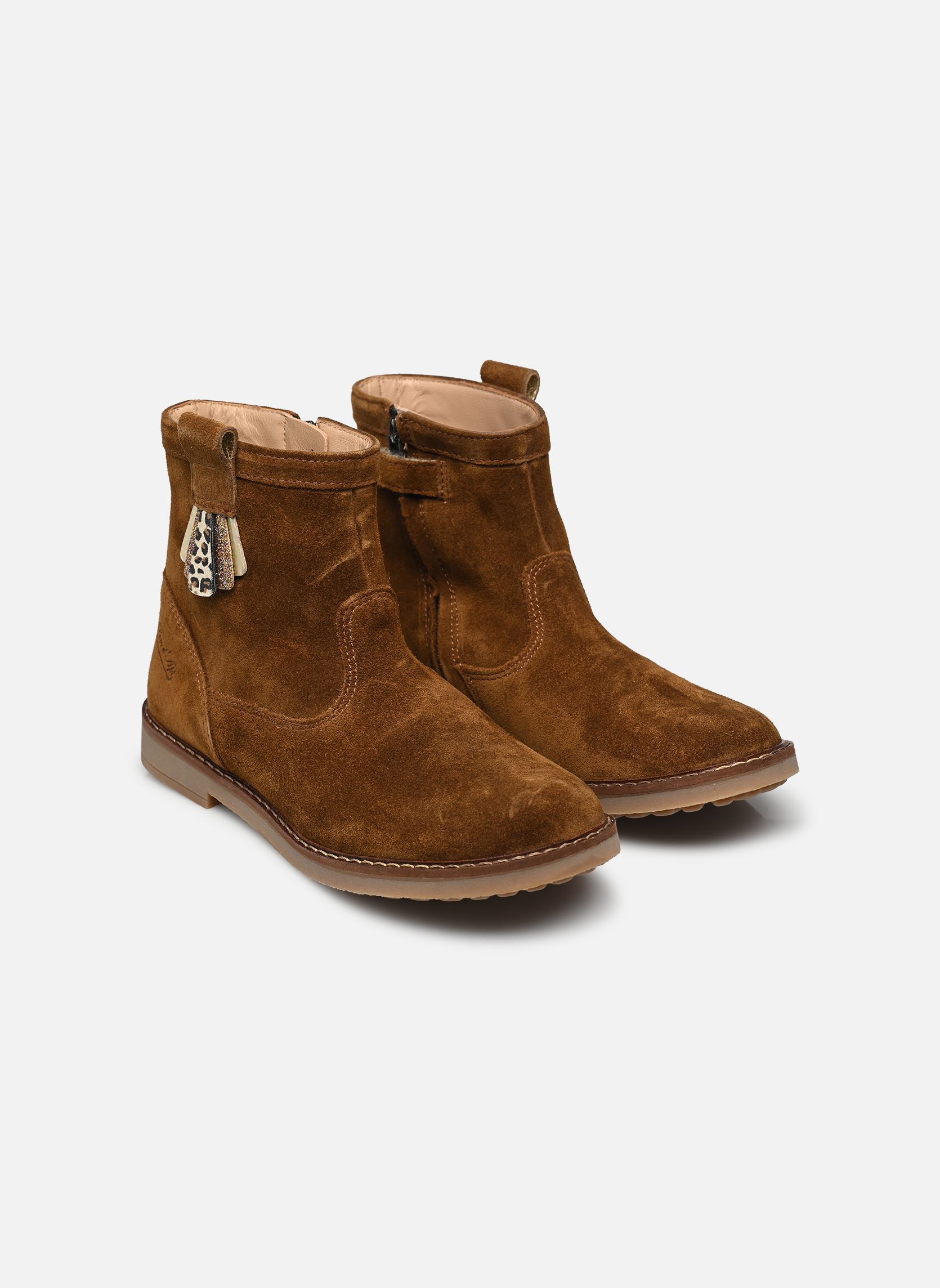 Stiefeletten / Ankle Boots Trip Arty mädchen braun Pom d Api Stiefeletten / Ankle Boots Trip Arty mädchen braun TABACCO
