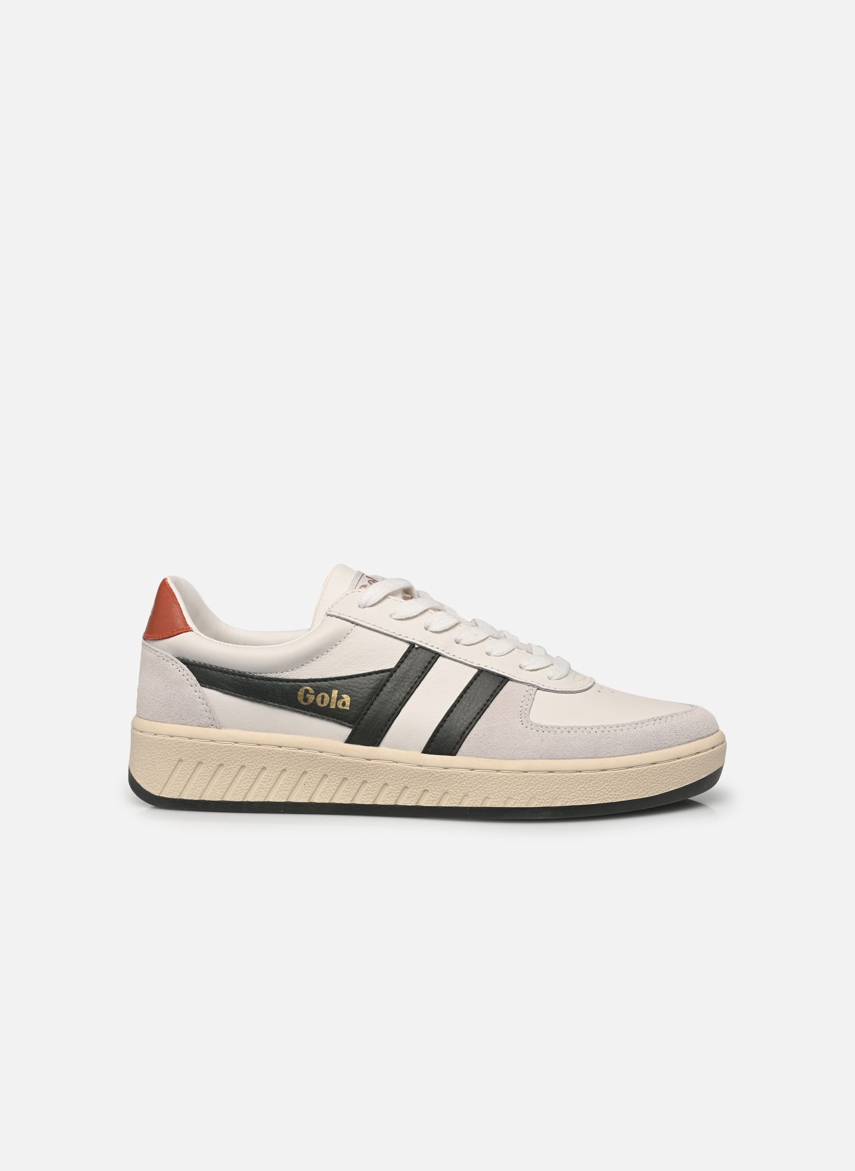 Niedrige Sneaker Grandslam Classic herren weiß Gola Niedrige Sneaker Grandslam Classic herren weiß White/Dark Khaki/Moody Orange