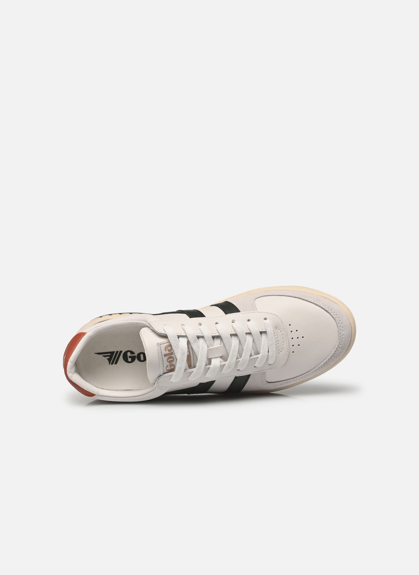 Niedrige Sneaker Grandslam Classic herren weiß Gola Niedrige Sneaker Grandslam Classic herren weiß White/Dark Khaki/Moody Orange