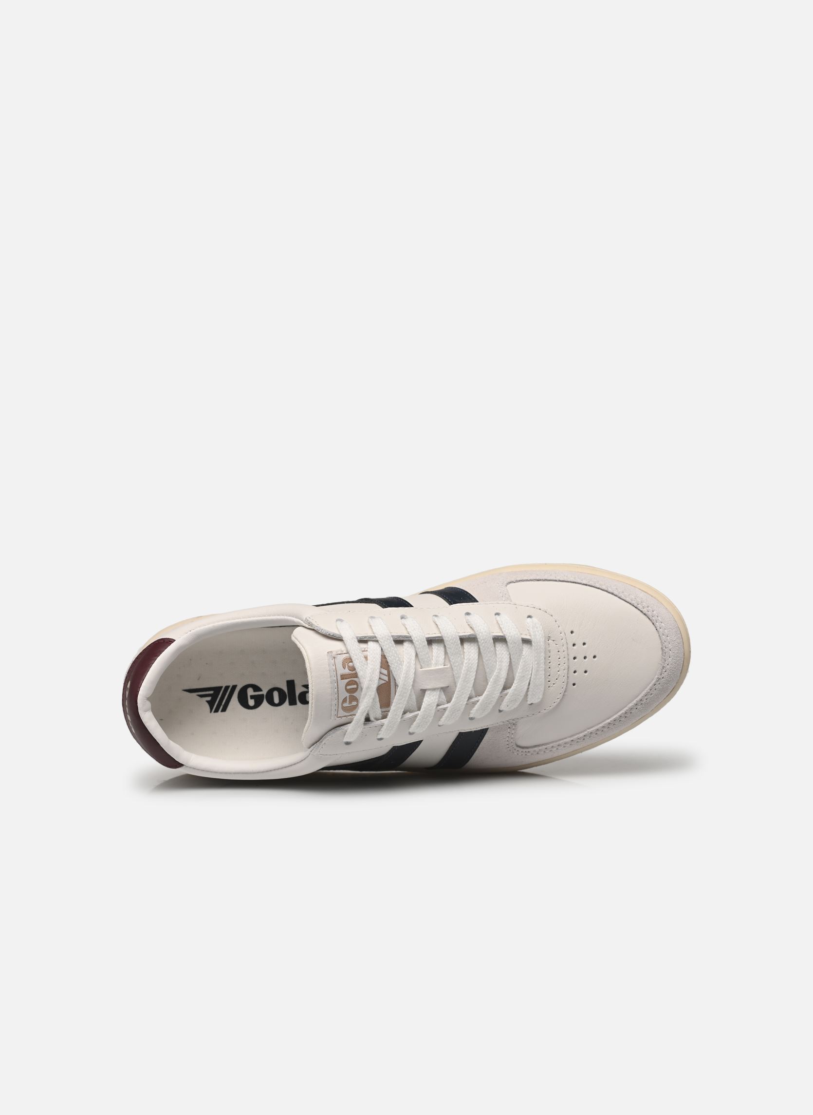 Niedrige Sneaker Grandslam Classic herren weiß Gola Niedrige Sneaker Grandslam Classic herren weiß WHITE/NAVY/BURGUNDY