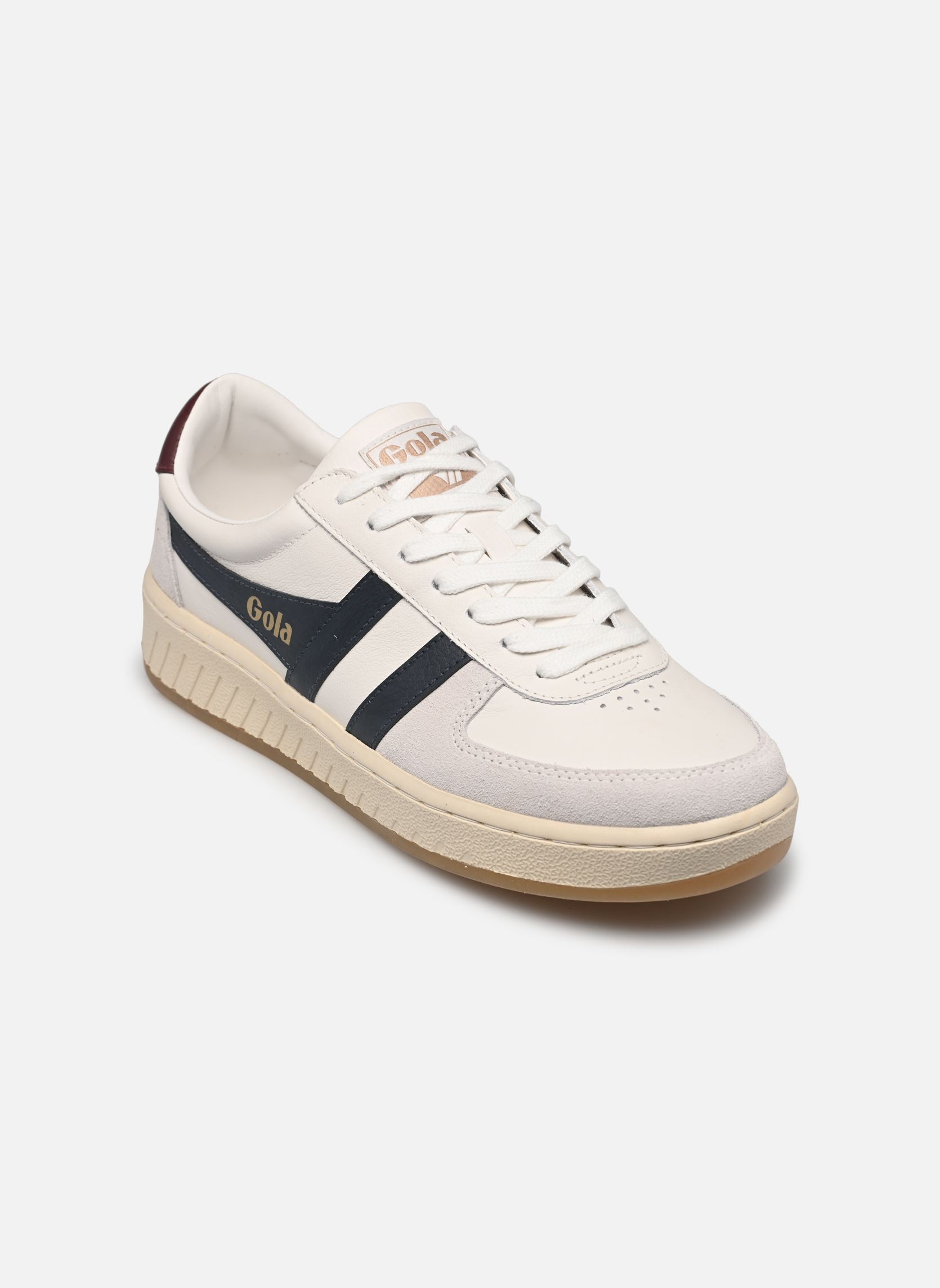 Niedrige Sneaker Grandslam Classic herren weiß Gola Niedrige Sneaker Grandslam Classic herren weiß WHITE/NAVY/BURGUNDY