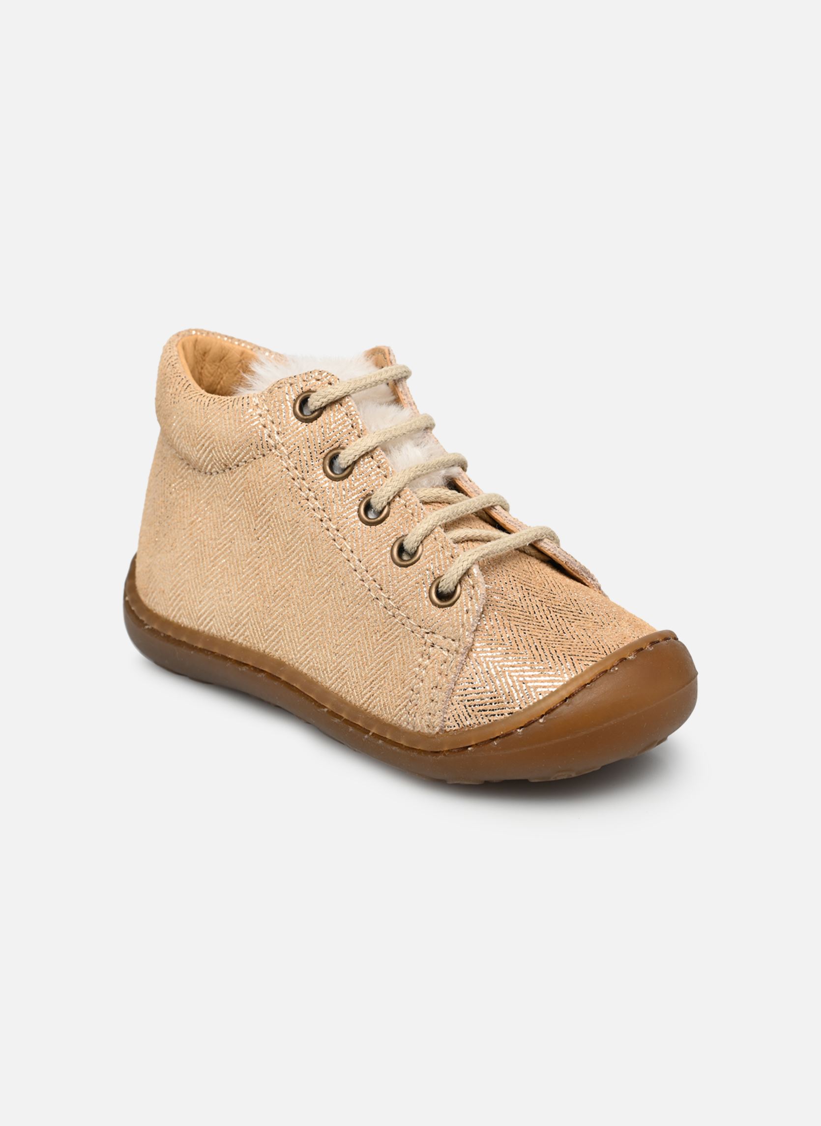 Chaussures premiers pas Joane fille or et bronze Bopy Chaussures premiers pas Joane fille or et bronze OR CHEVRON