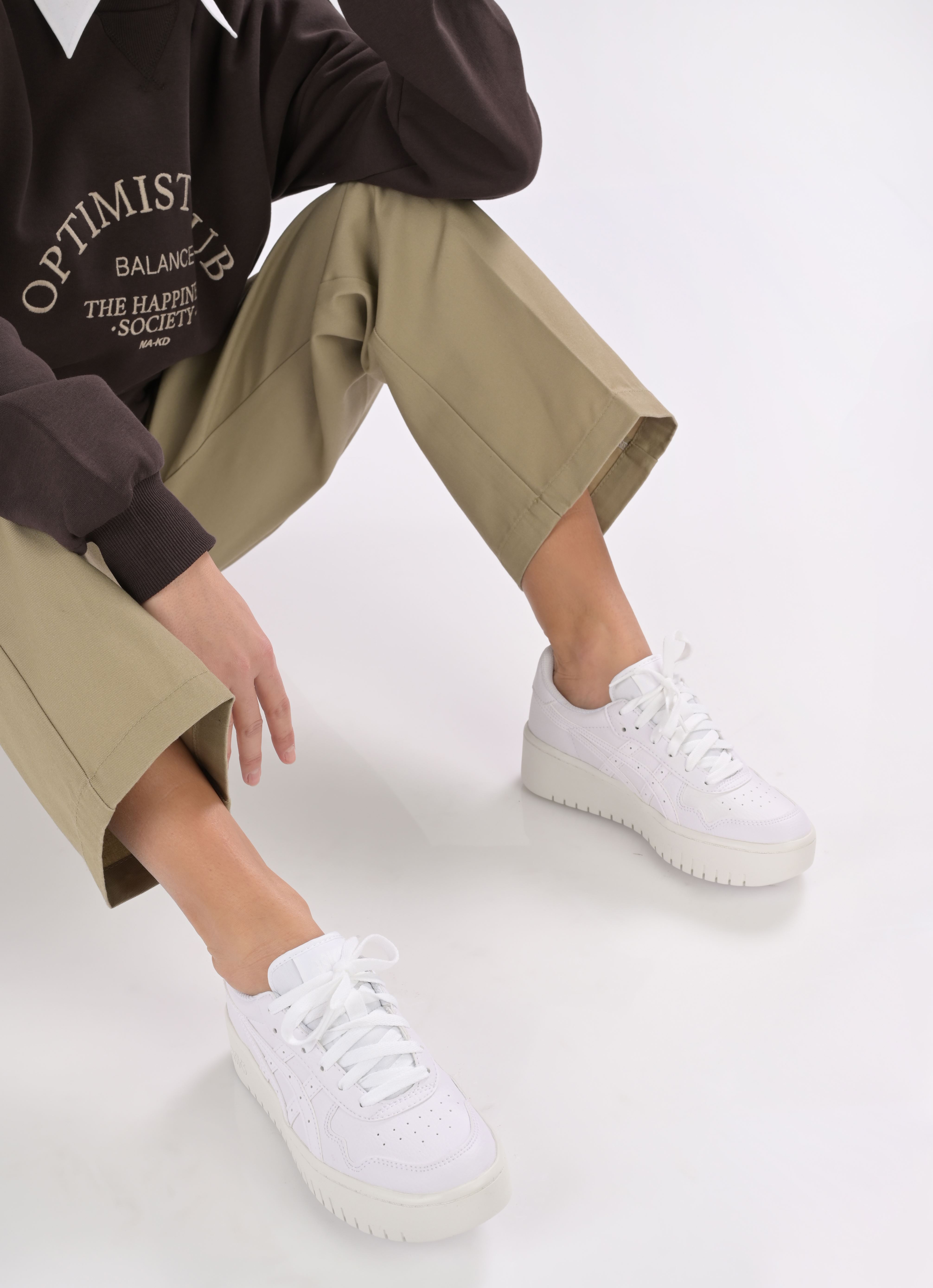 Baskets basses Japan S PF femme blanc Asics Baskets basses Japan S PF femme blanc WHITE/WHITE