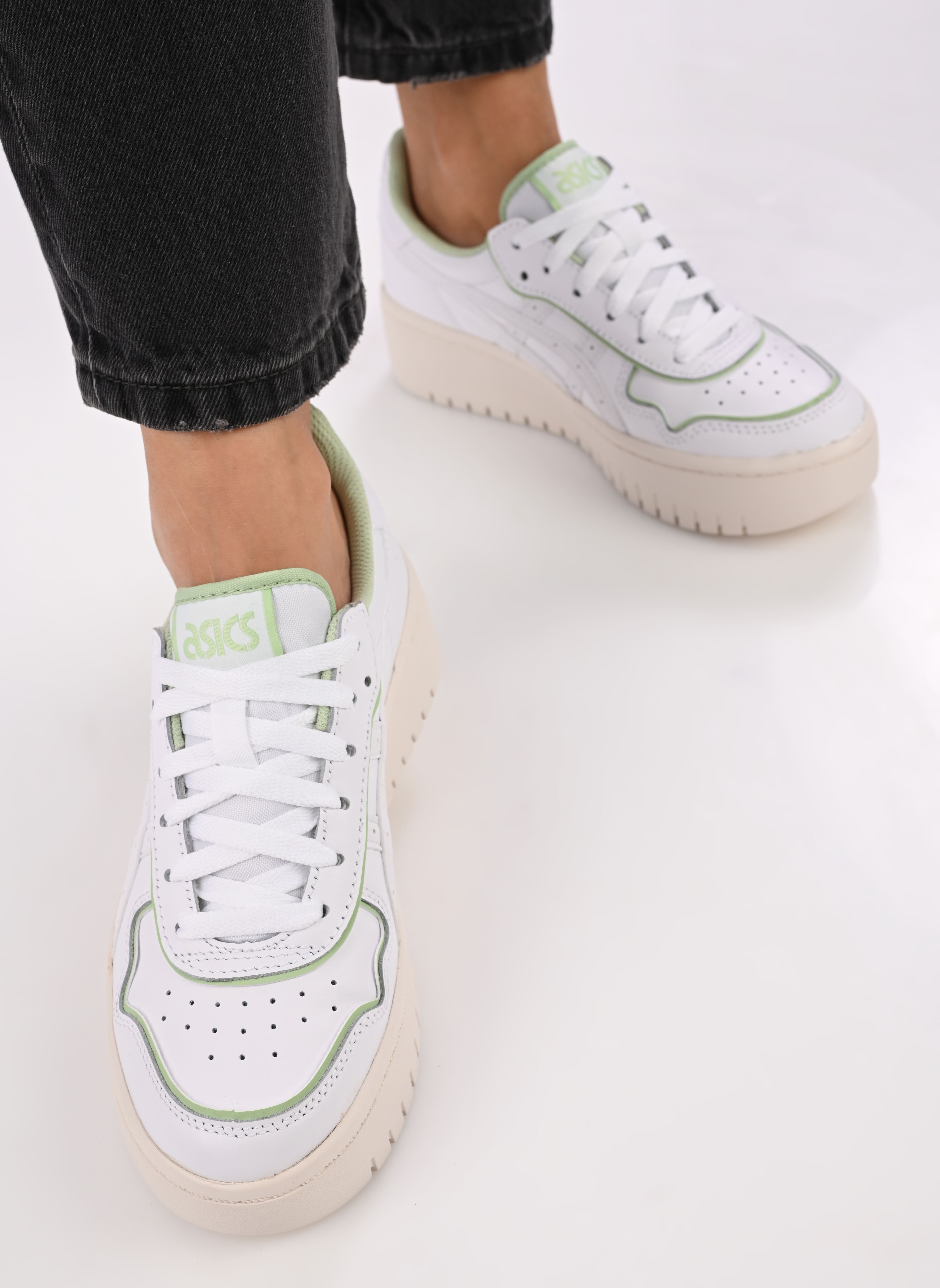 Niedrige Sneaker Japan S PF damen weiß Asics Niedrige Sneaker Japan S PF damen weiß WHITE WHITE