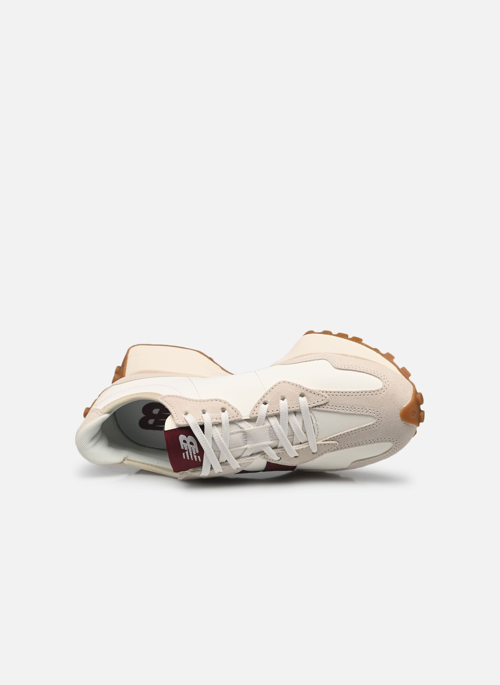 Niedrige Sneaker WS327 damen weiß New Balance Niedrige Sneaker WS327 damen weiß MOONBEAM (121)