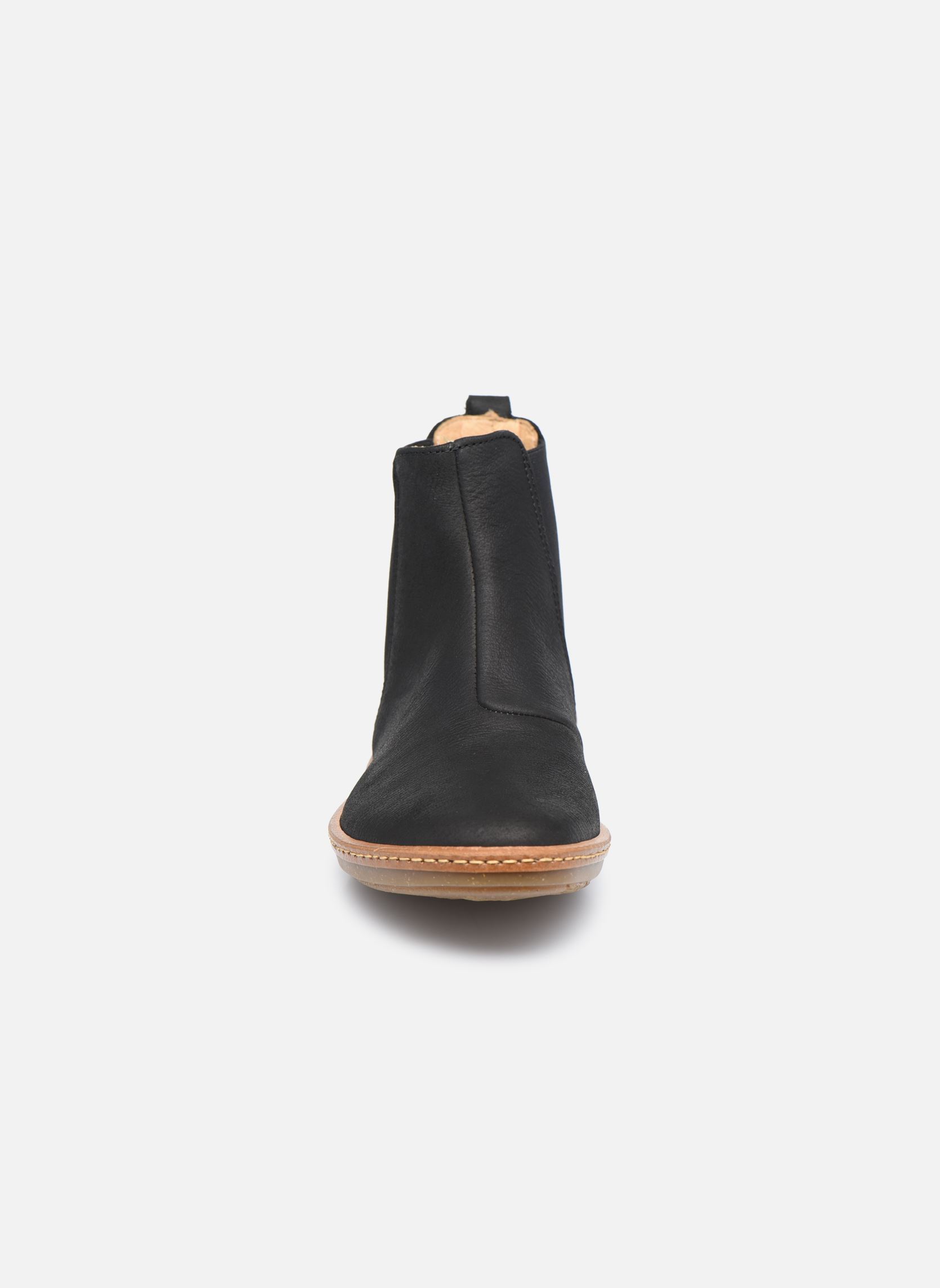 Niedrige Ankle Boots Coral N5310 damen schwarz El Naturalista Niedrige Ankle Boots Coral N5310 damen schwarz BLACK