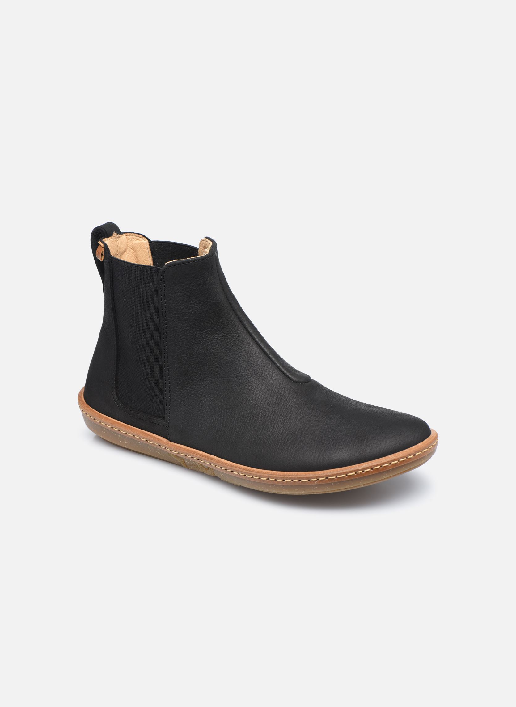 Niedrige Ankle Boots Coral N5310 damen schwarz El Naturalista Niedrige Ankle Boots Coral N5310 damen schwarz BLACK