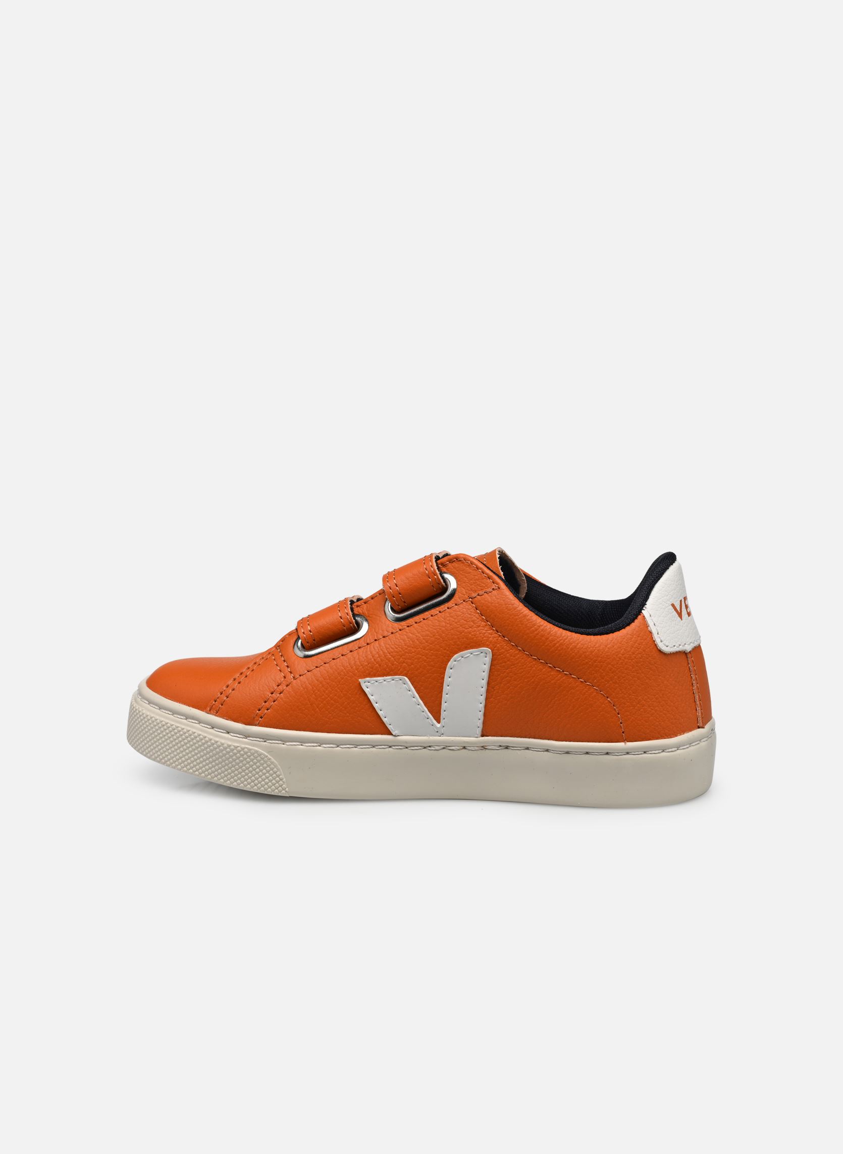 Niedrige Sneaker Small Esplar Velcro Leather orange Veja Niedrige Sneaker Small Esplar Velcro Leather orange PUMPKIN WHITE