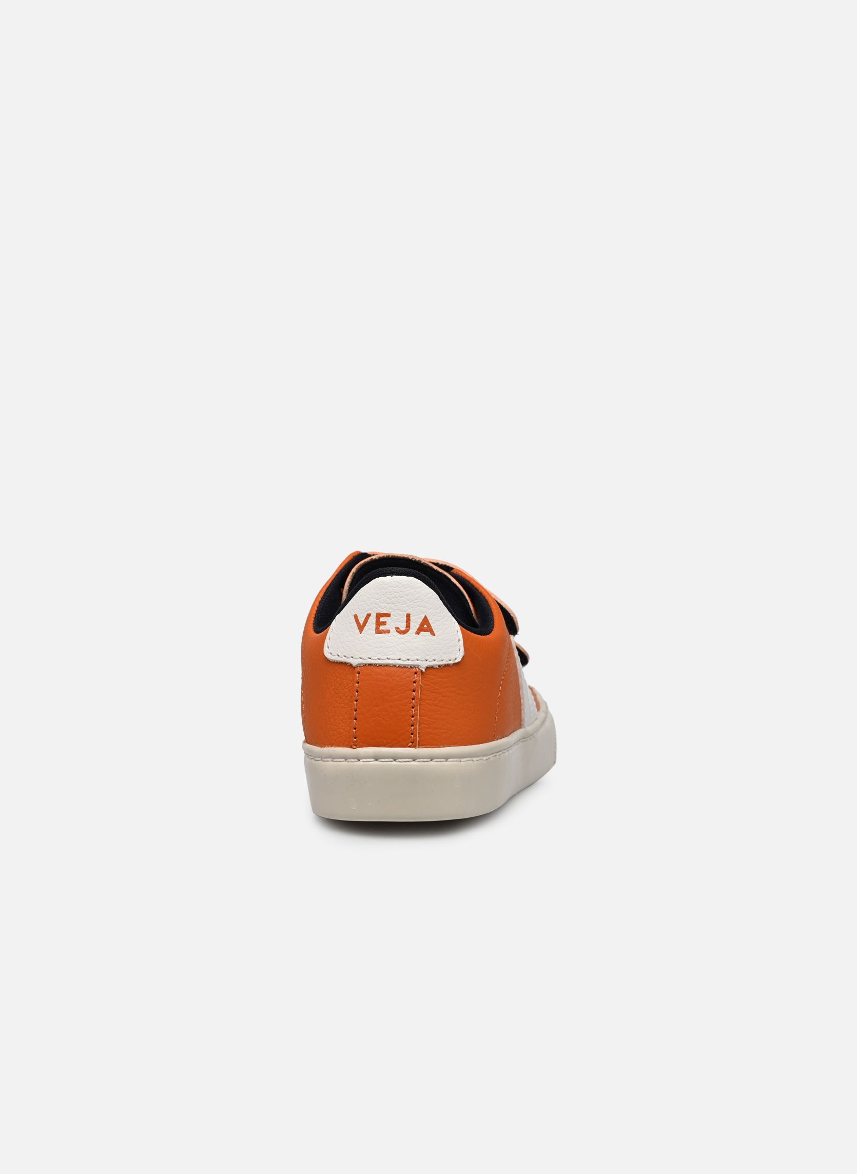 Niedrige Sneaker Small Esplar Velcro Leather orange Veja Niedrige Sneaker Small Esplar Velcro Leather orange PUMPKIN WHITE