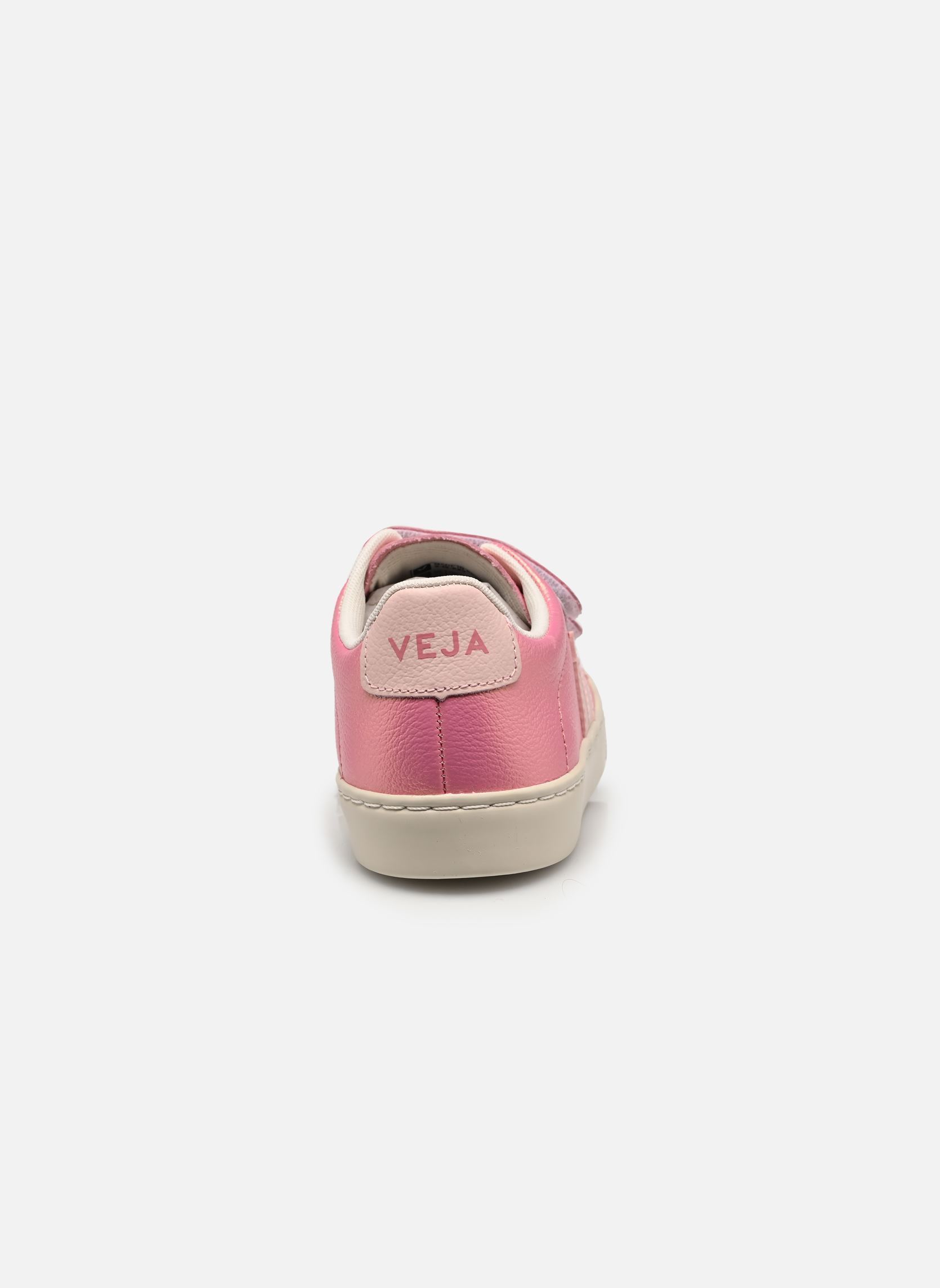 Niedrige Sneaker Small Esplar Velcro Leather mädchen rosa Veja Niedrige Sneaker Small Esplar Velcro Leather mädchen rosa GLIMMER_PETALE