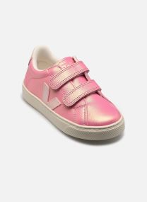 Niedrige Sneaker Small Esplar Velcro Leather mädchen rosa