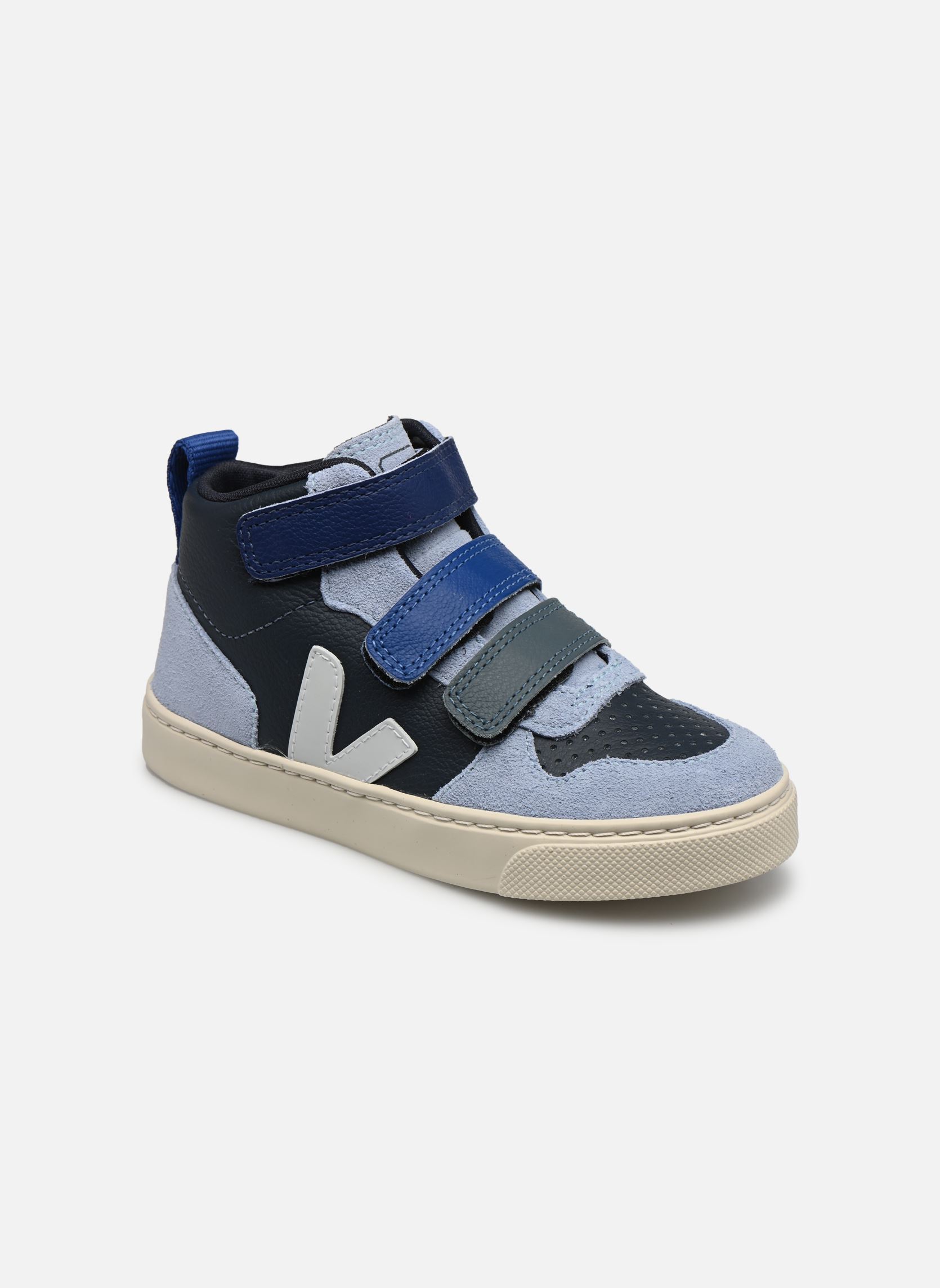 Baskets basses Small V-10 Mid bleu Veja Baskets basses Small V-10 Mid bleu Multico-Nautico Menthol