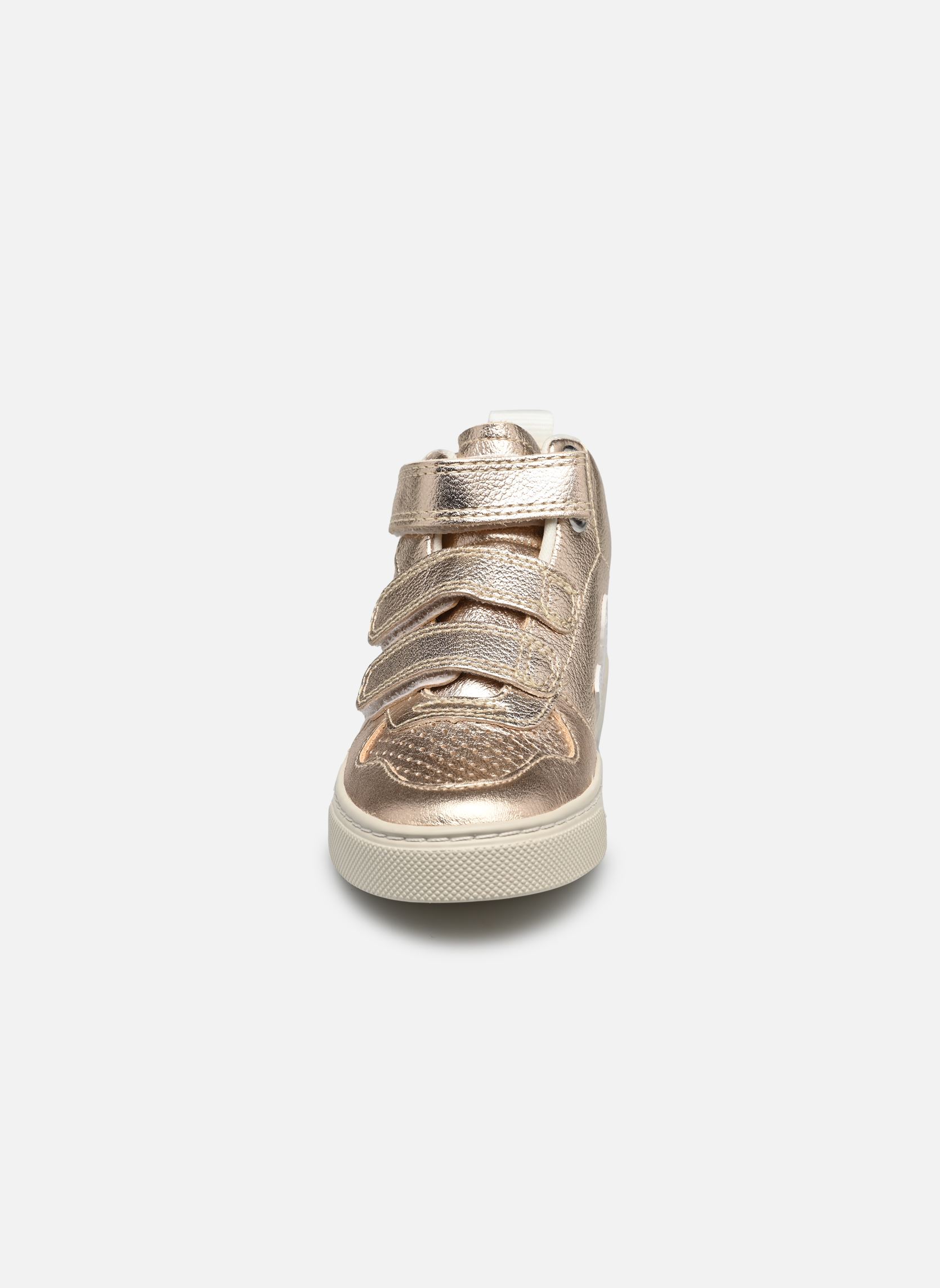Niedrige Sneaker Small V-10 Mid mädchen gold und bronze Veja Niedrige Sneaker Small V-10 Mid mädchen gold und bronze Platine White1
