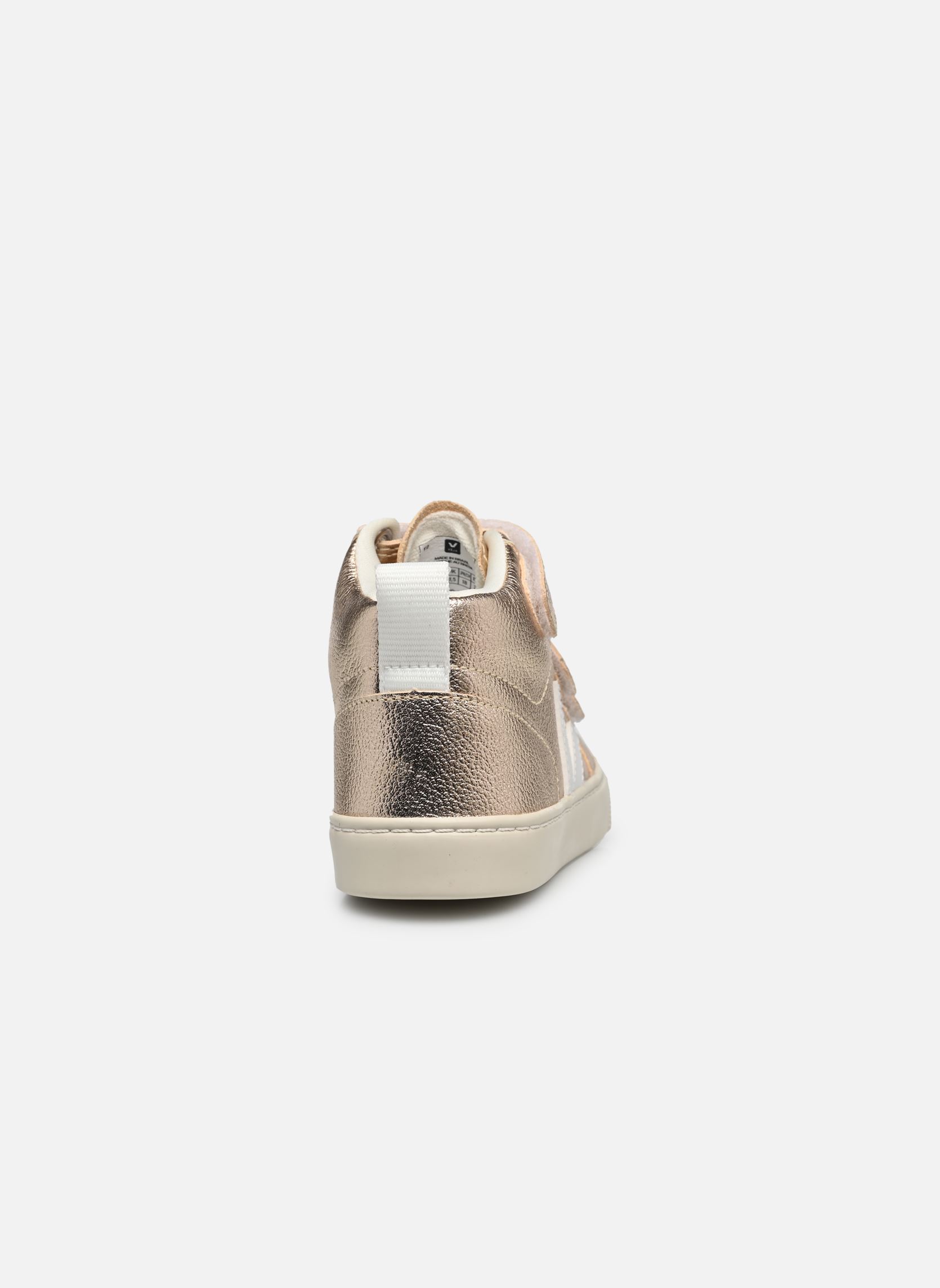 Niedrige Sneaker Small V-10 Mid mädchen gold und bronze Veja Niedrige Sneaker Small V-10 Mid mädchen gold und bronze Platine White1