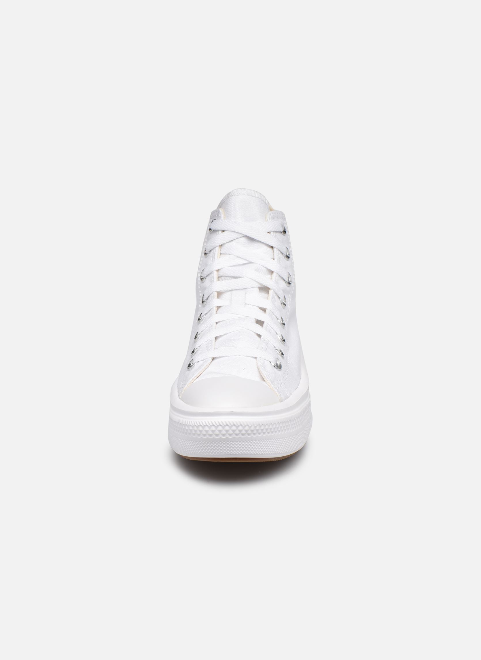 Baskets toile Chuck Taylor All Star Move Canvas Color femme blanc Converse Baskets toile Chuck Taylor All Star Move Canvas Color femme blanc WHITE/NATURAL IVORY/BLACK