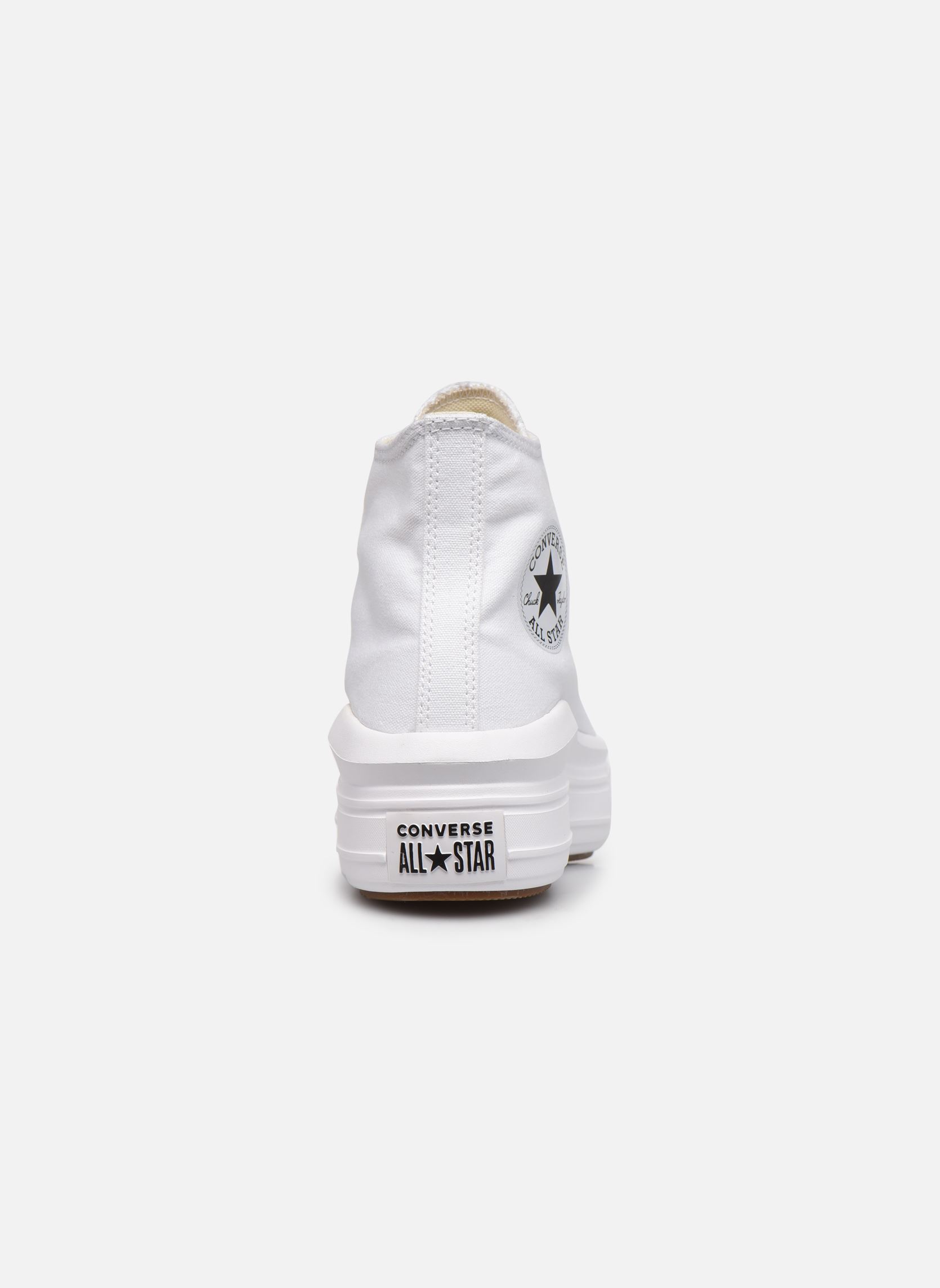 Baskets toile Chuck Taylor All Star Move Canvas Color femme blanc Converse Baskets toile Chuck Taylor All Star Move Canvas Color femme blanc WHITE/NATURAL IVORY/BLACK
