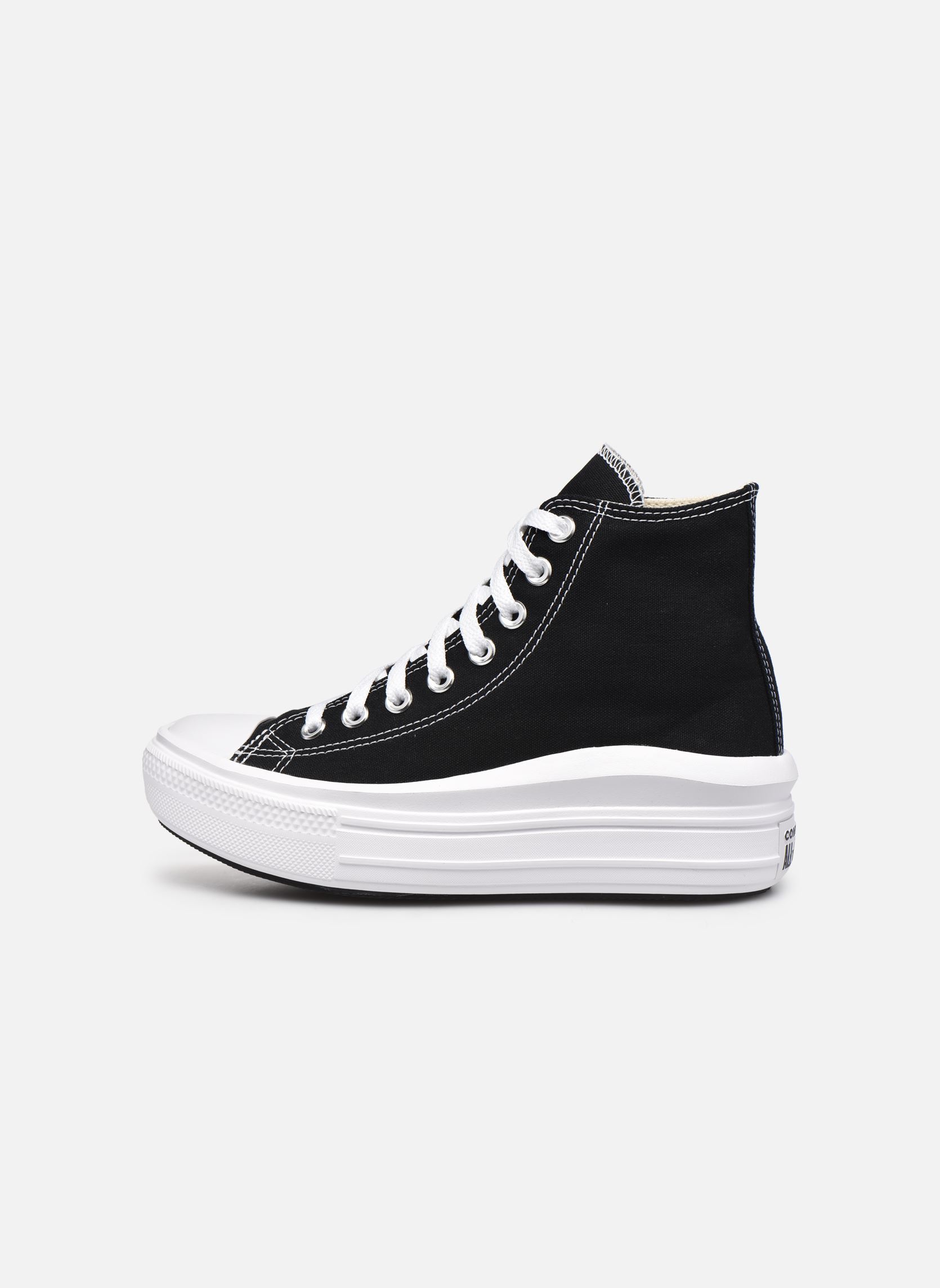 Baskets toile Chuck Taylor All Star Move Canvas Color femme noir Converse Baskets toile Chuck Taylor All Star Move Canvas Color femme noir BLACK/NATURAL IVORY/WHITE