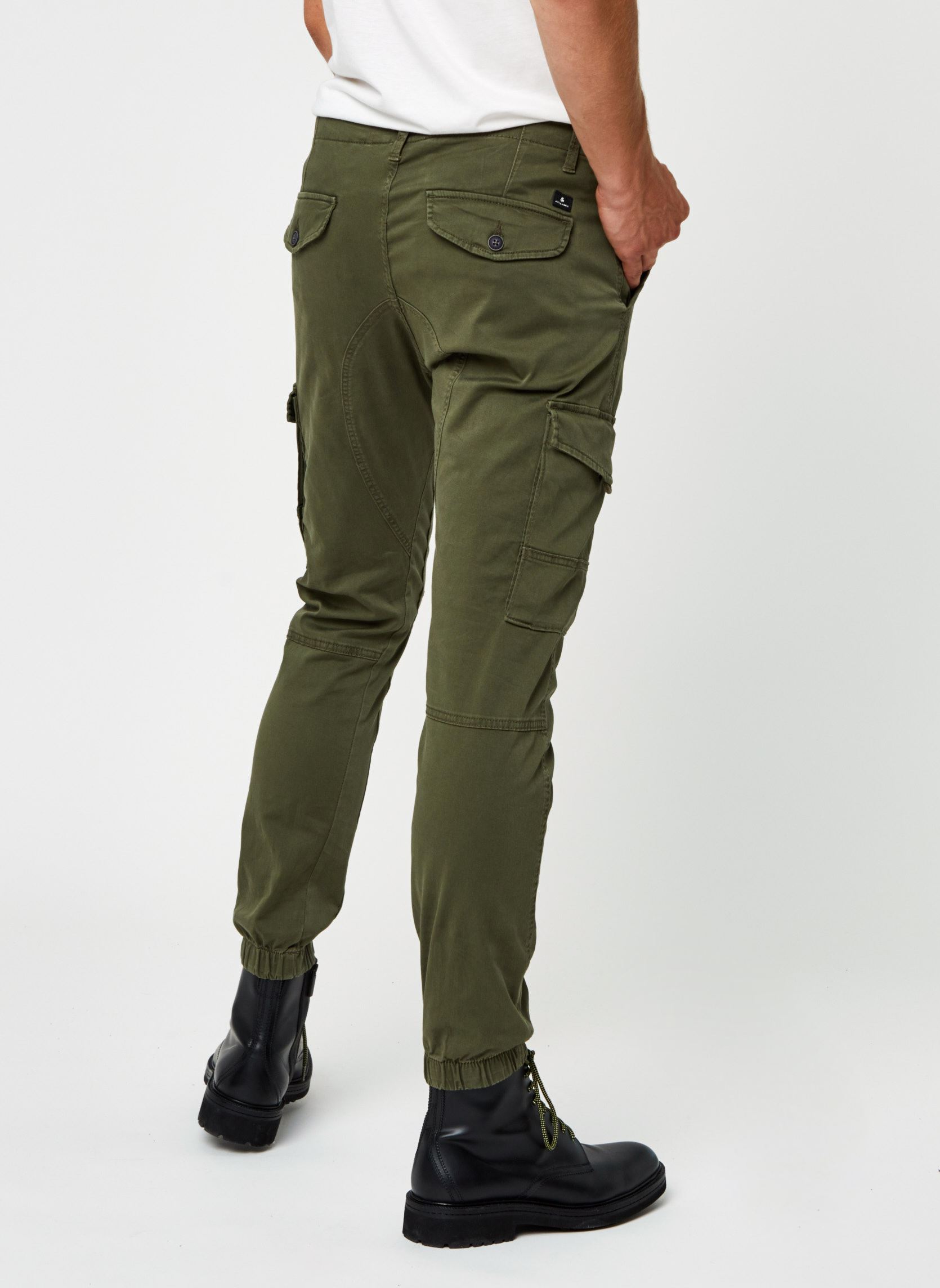 Chino broeken Jjipaul Jjflake Akm heren groen Jack & Jones Chino broeken Jjipaul Jjflake Akm heren groen OLIVE NIGHT