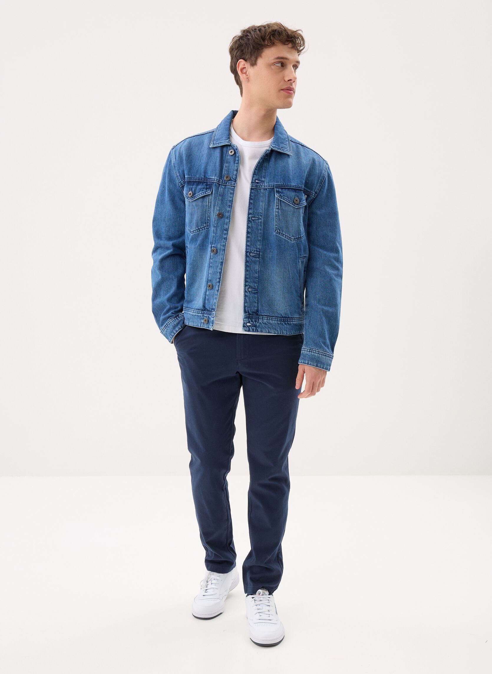 Pantalons chino Jjimarco Jjbowie homme bleu Jack & Jones Pantalons chino Jjimarco Jjbowie homme bleu Navy Blazer