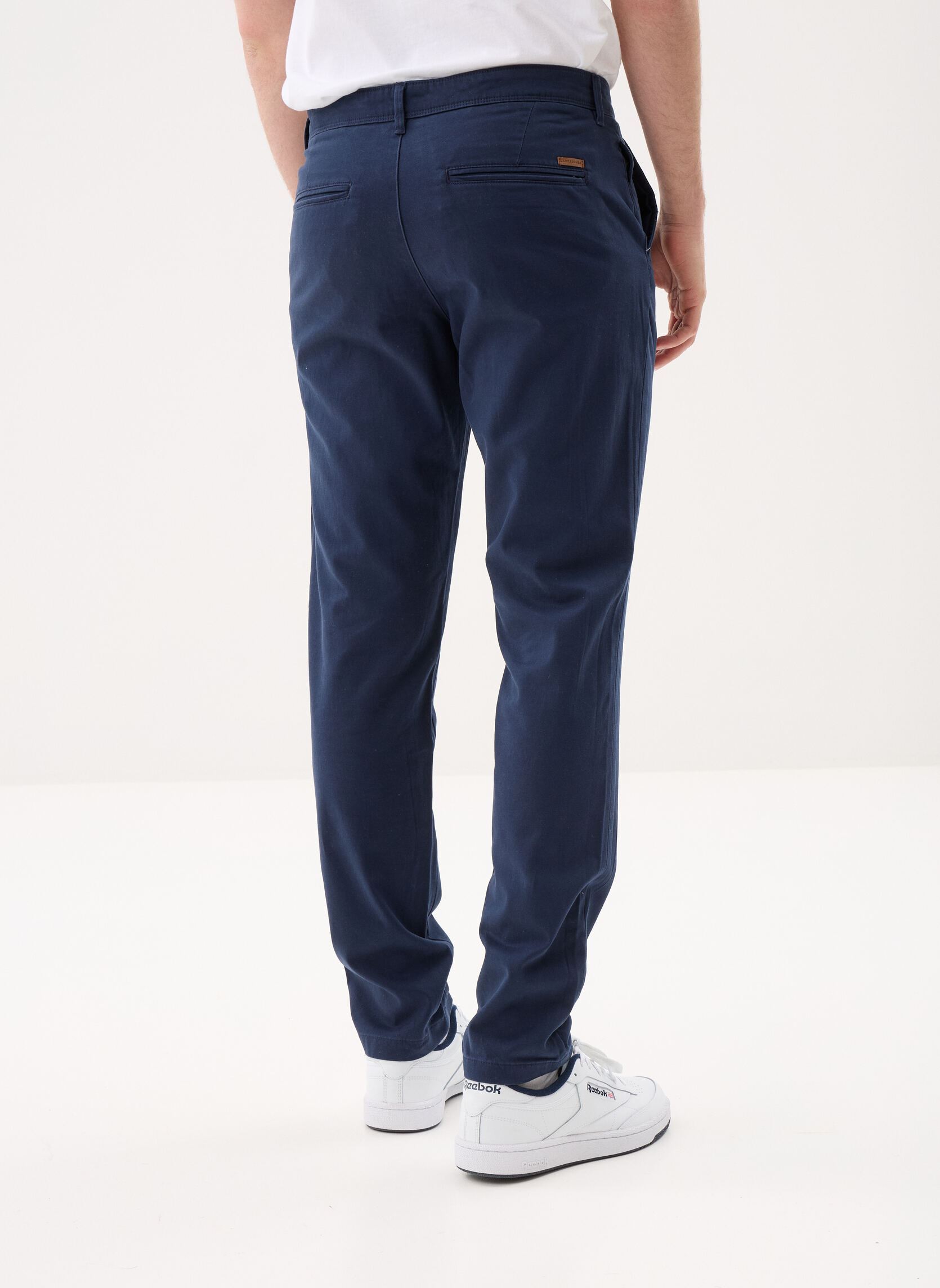 Pantalons chino Jjimarco Jjbowie homme bleu Jack & Jones Pantalons chino Jjimarco Jjbowie homme bleu Navy Blazer