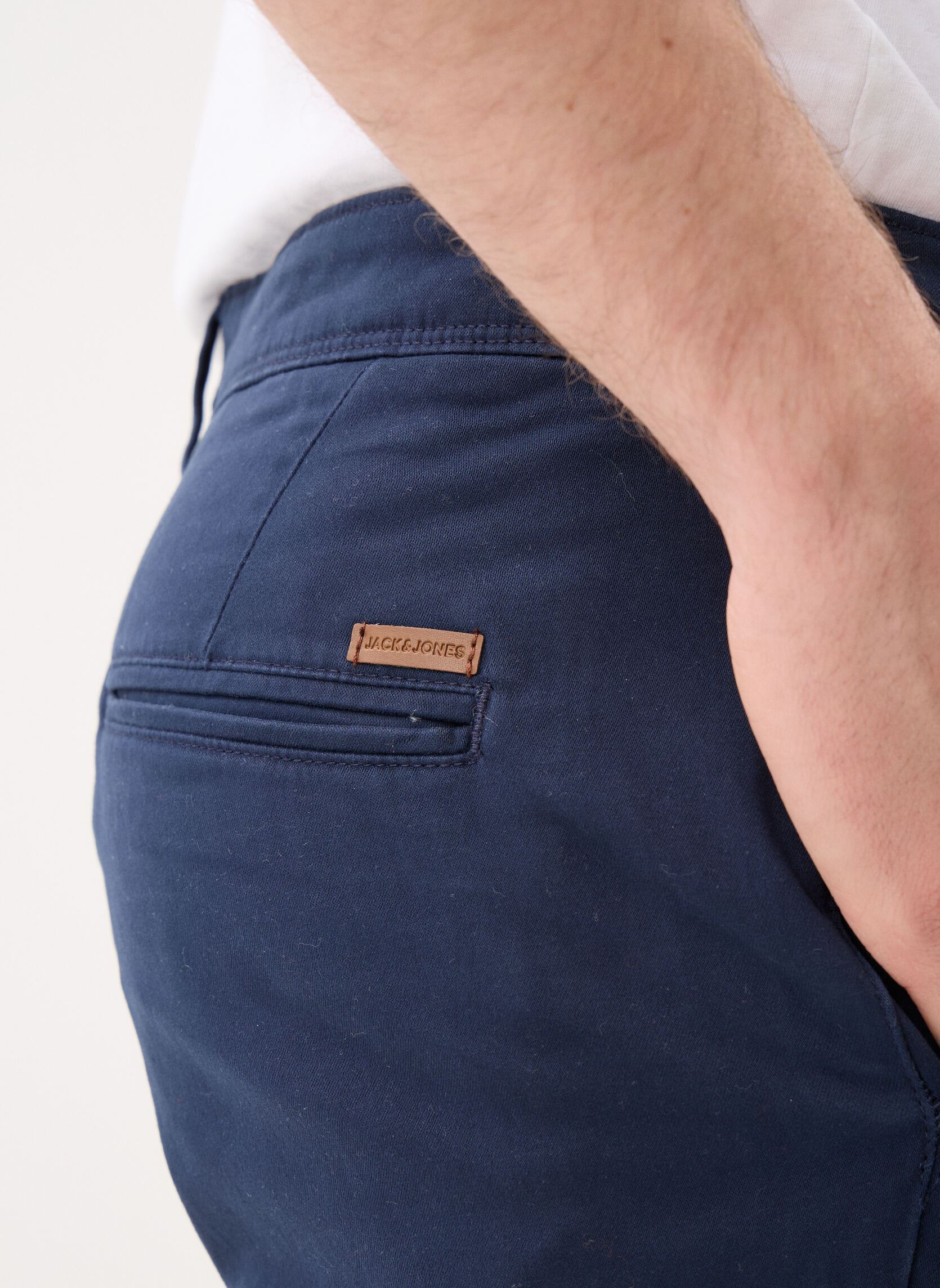 Pantalons chino Jjimarco Jjbowie homme bleu Jack & Jones Pantalons chino Jjimarco Jjbowie homme bleu Navy Blazer