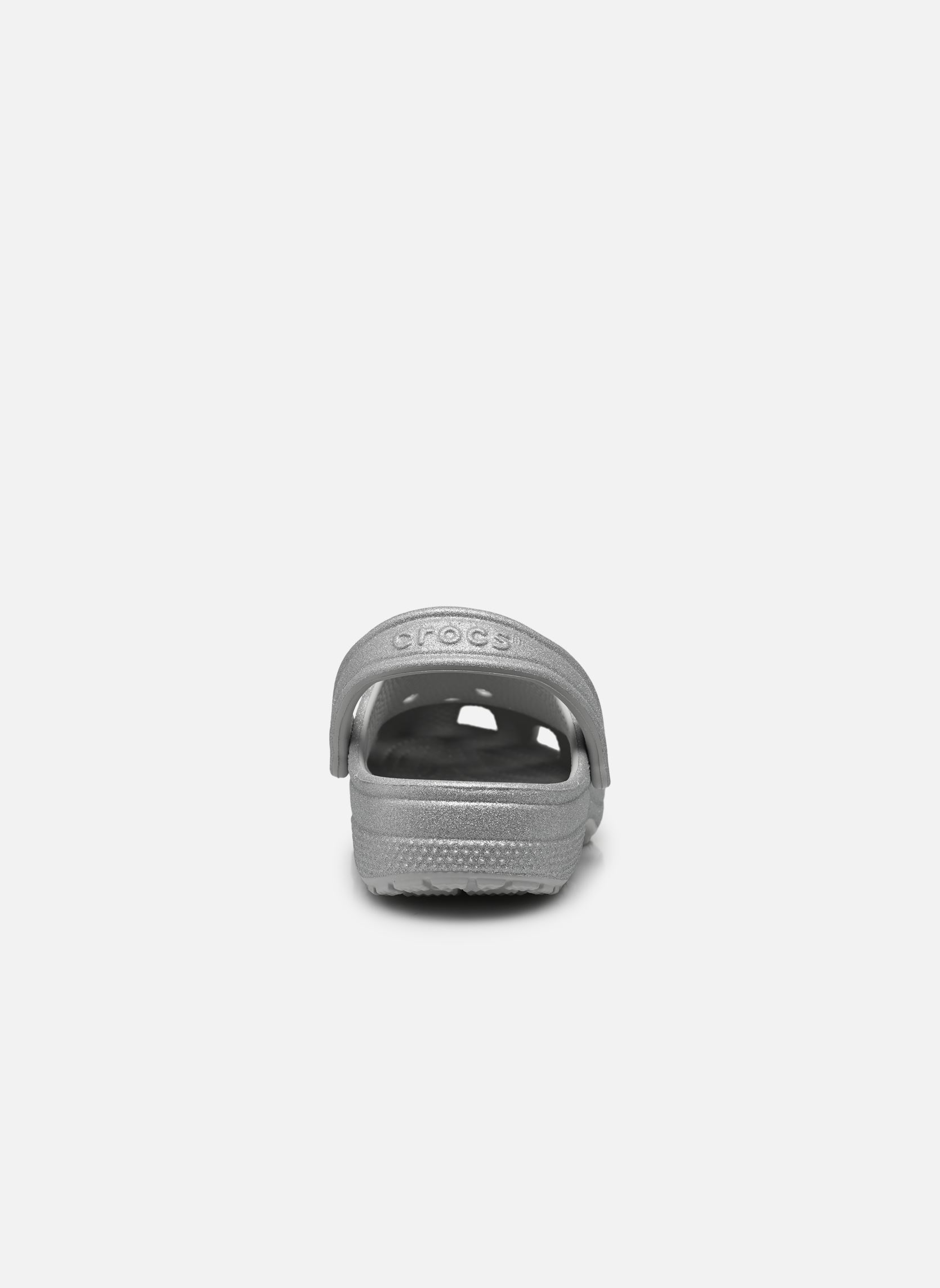 Pantoletten Classic Glitter Clog W damen silber Crocs Pantoletten Classic Glitter Clog W damen silber Silver glitter
