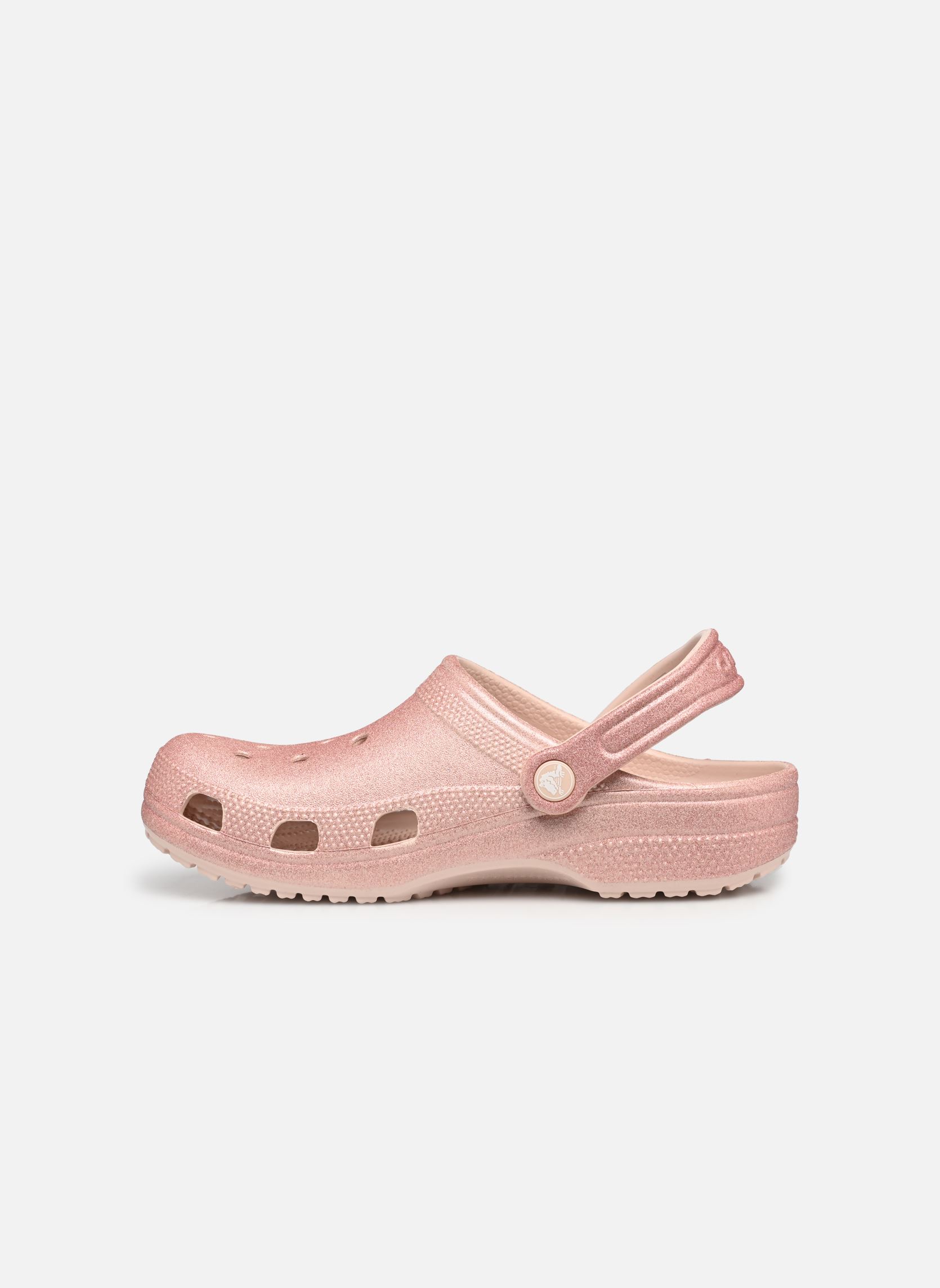 Pantoletten Classic Glitter Clog W damen rosa Crocs Pantoletten Classic Glitter Clog W damen rosa Quartz Glitter